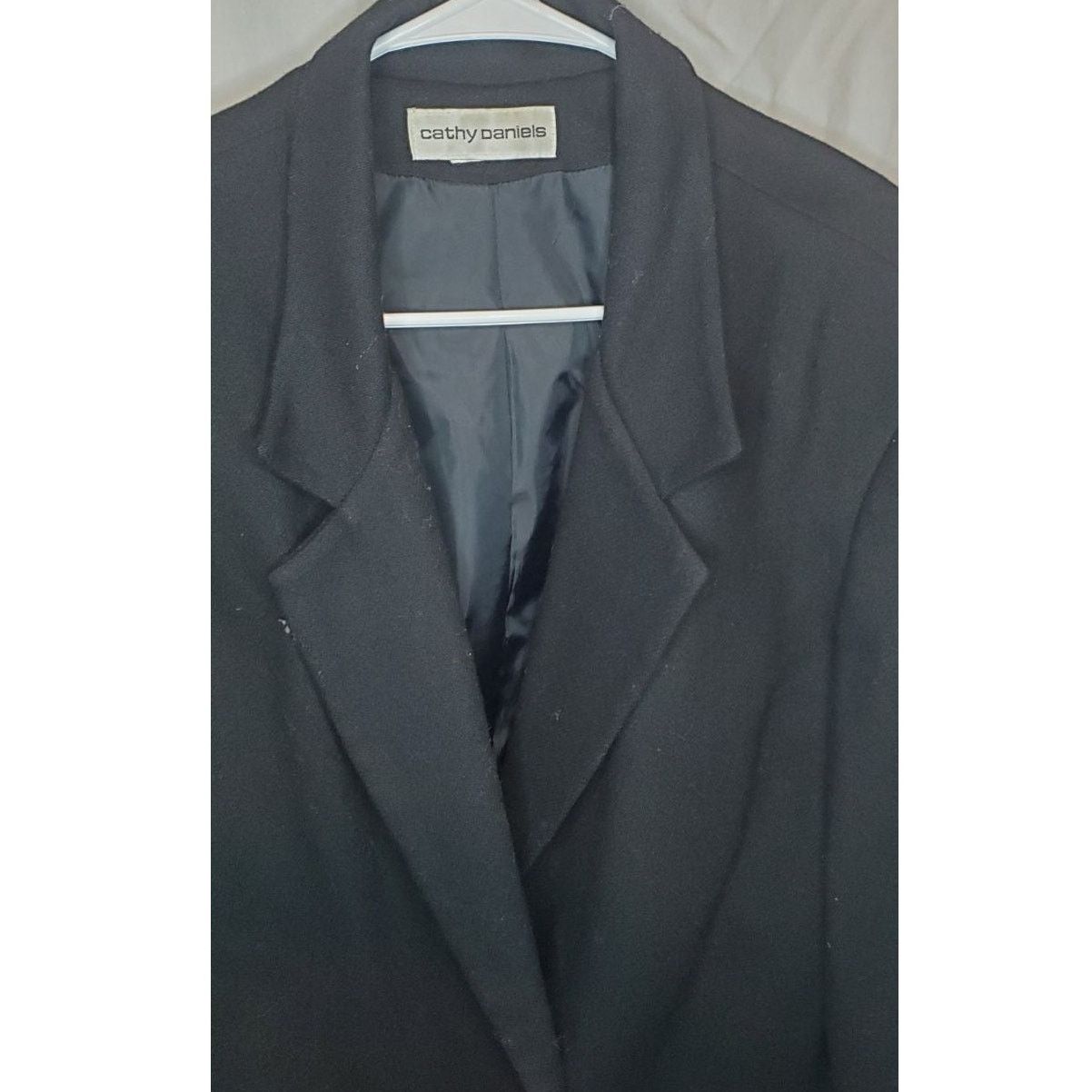Other Cathy Daniels Black One-Button Blazer Jacket Size 16 Size XXL / US 16-18 / IT 52-54 - 3 Thumbnail
