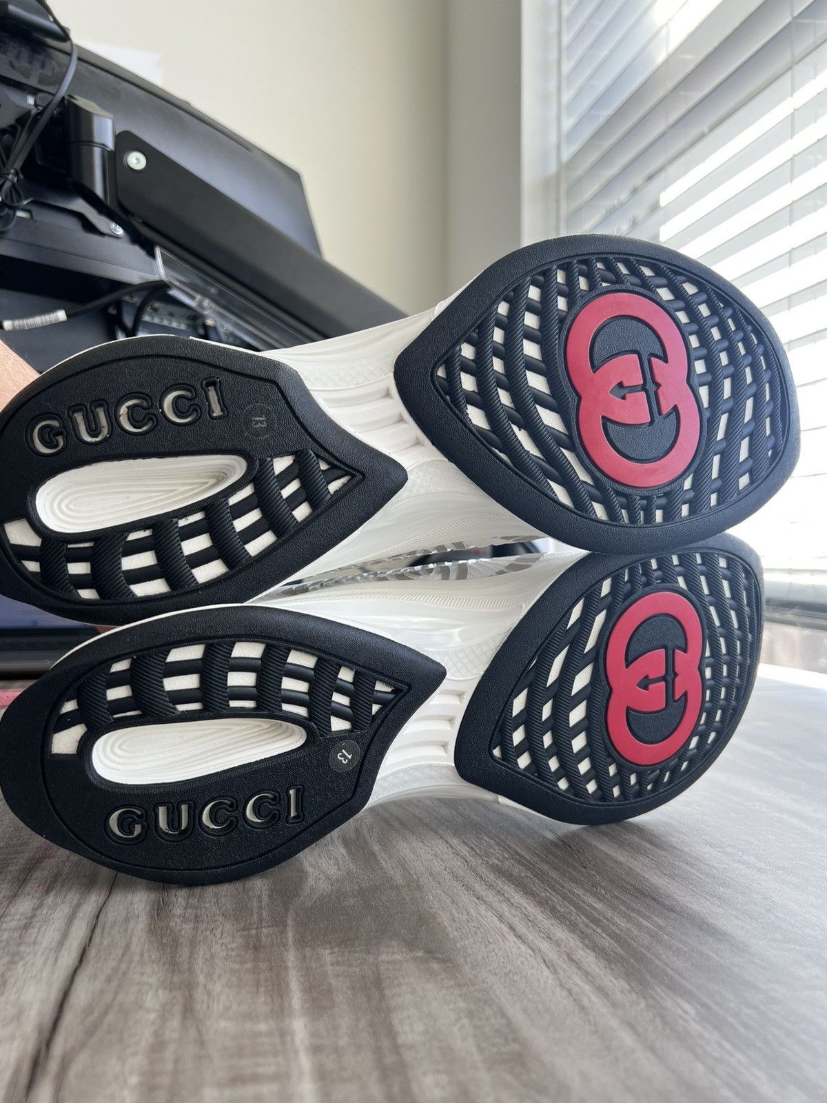 Gucci Gucci Interlocking G Running Sneaker Size 13.5 US Men’s NEW Size US 13 / EU 46 - 11 Thumbnail