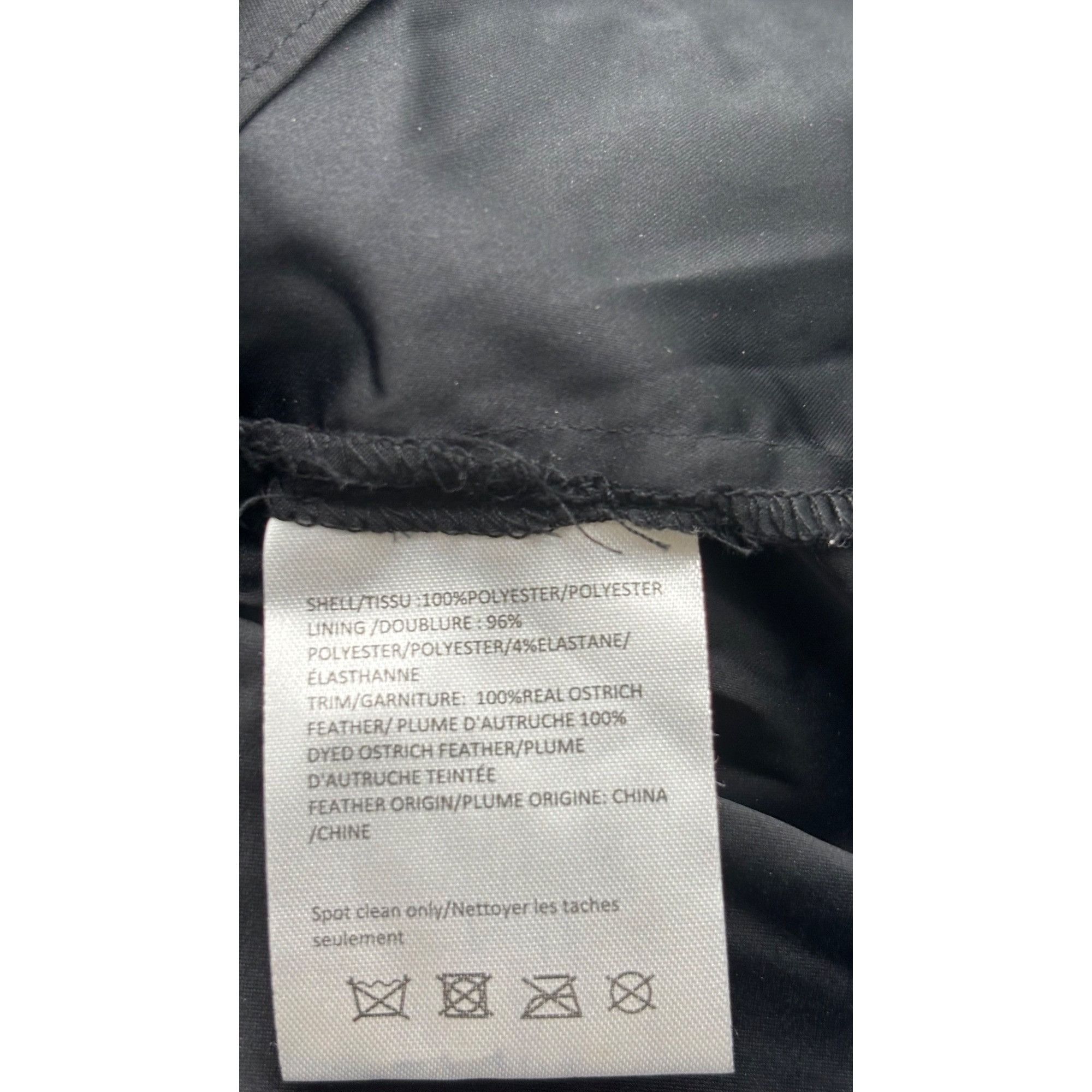 MILLY Milly Rana Feather Shift Mini Cocktail dress, Black, Sz. 4 Size S / US 4 / IT 40 - 9 Thumbnail