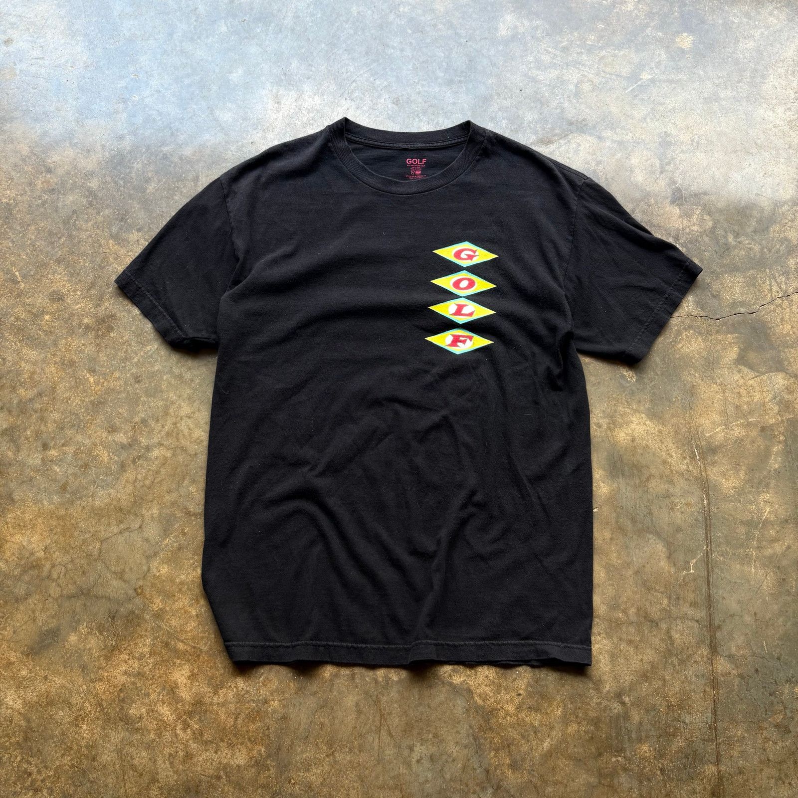 Golf Wang Black Y2K Golf Wang Parody Graphic T-shirt Size US L / EU 52-54 / 3 - 1 Thumbnail