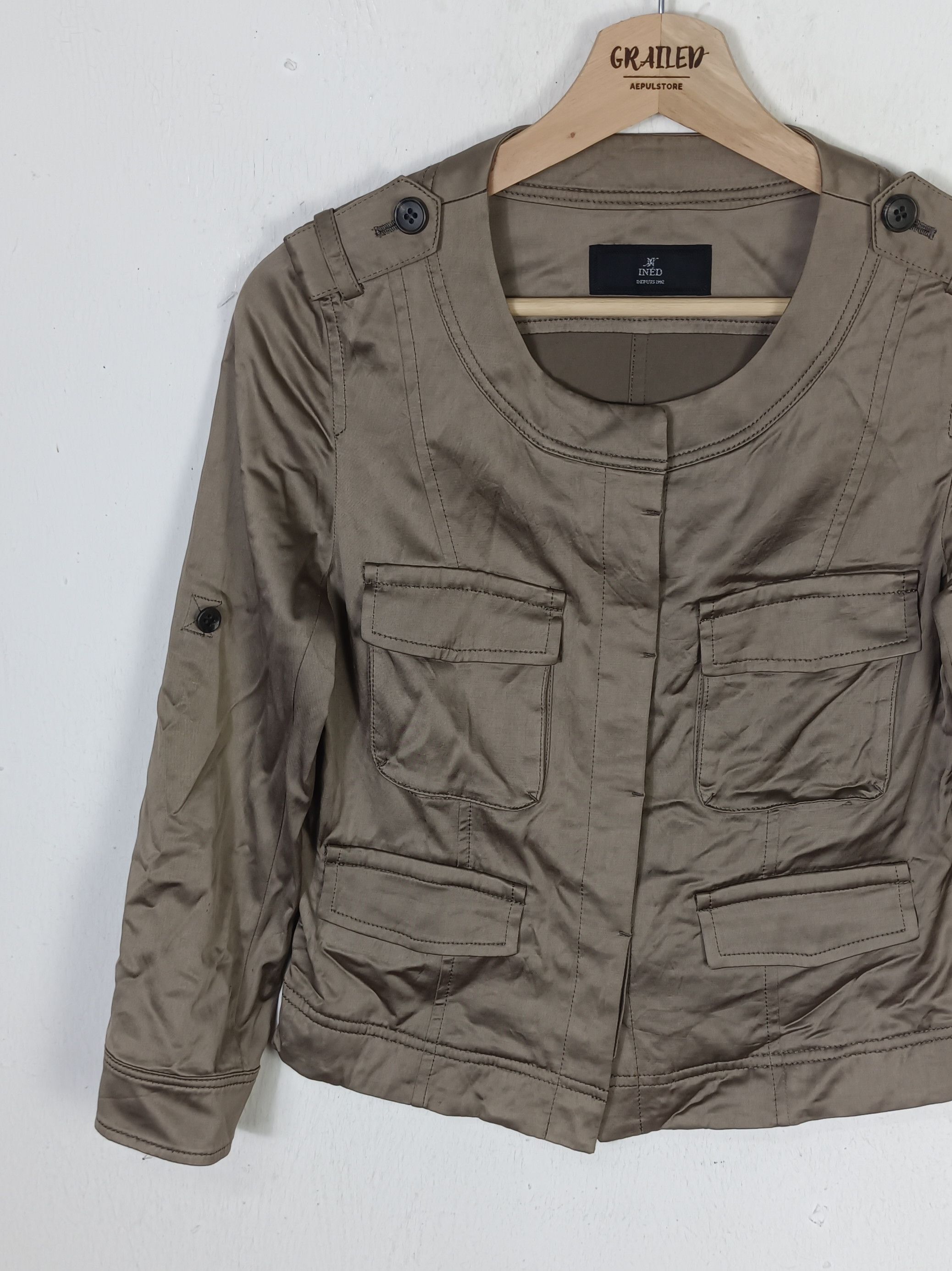 Yohji Yamamoto Ined by Yohji Yamamoto Jumper Blouson Jacket Size XS / US 0-2 / IT 36-38 - 3 Thumbnail