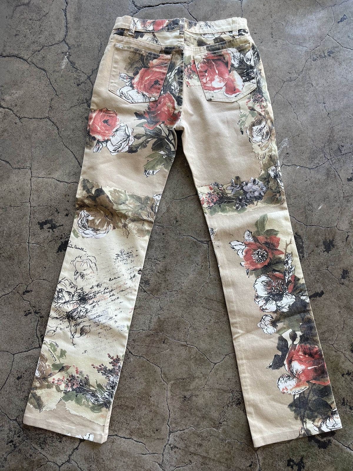 Roberto Cavalli Roberto Cavalli Y2K Floral Pants Size US 28 / EU 44 - 7 Thumbnail