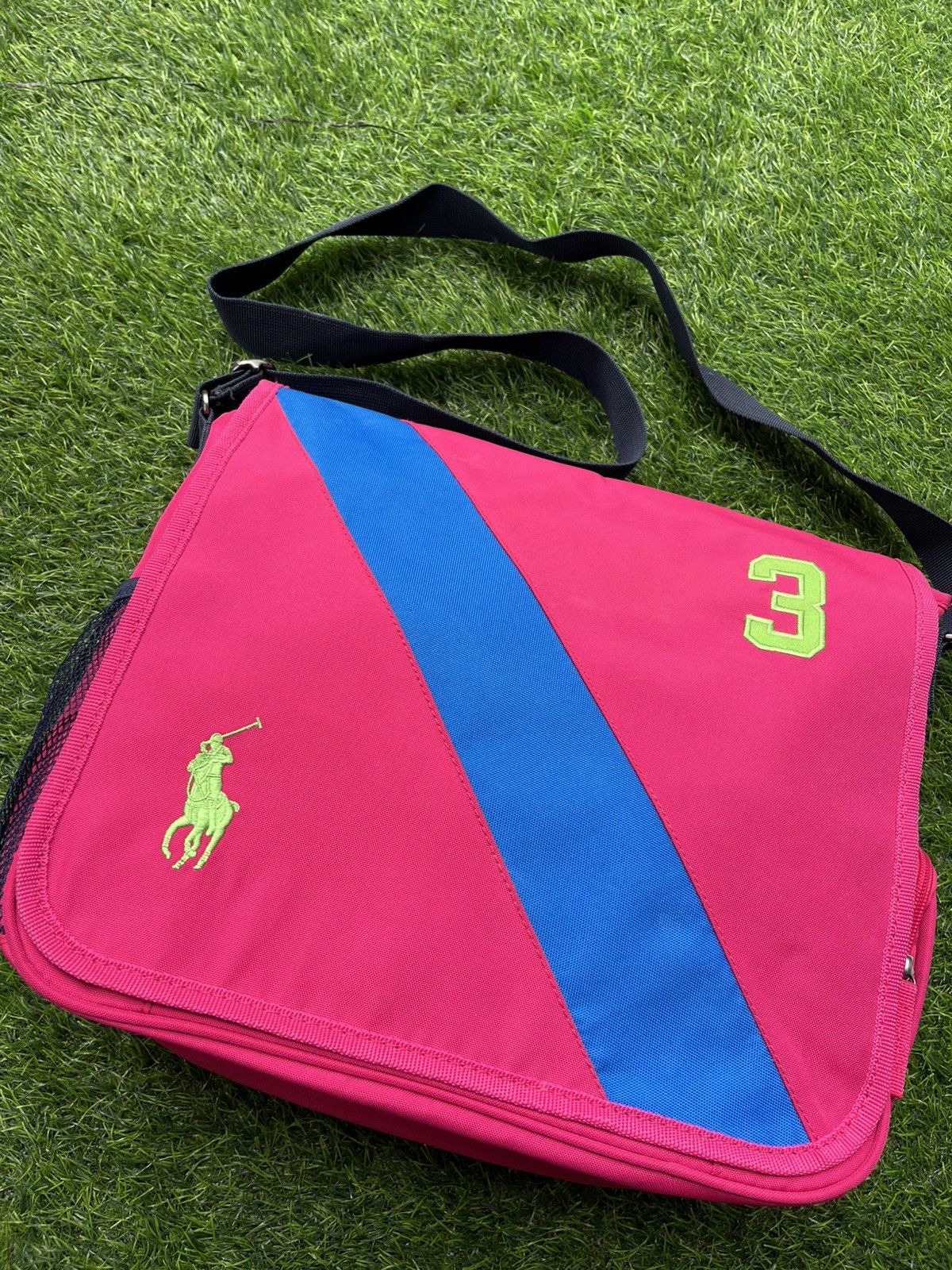 Polo Ralph Lauren POLO RALPH LAUREN BANNER STRIPE II MESSENGER BAG Size ONE SIZE - 2 Thumbnail