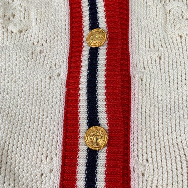 Gucci Gucci Color-blocked logo jacquart full-print striped wool V Size US S / EU 44-46 / 1 - 5 Thumbnail