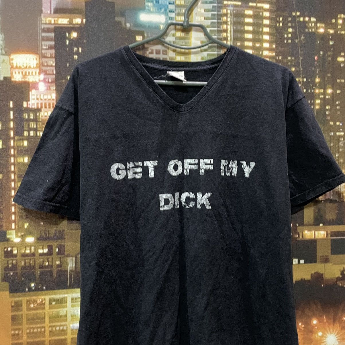 If Six Was Nine OPIUM T SHIRT HUMOR GET OFF MY DICK PENIS FADE PORNO STAR Size US XL / EU 56 / 4 - 2 Thumbnail