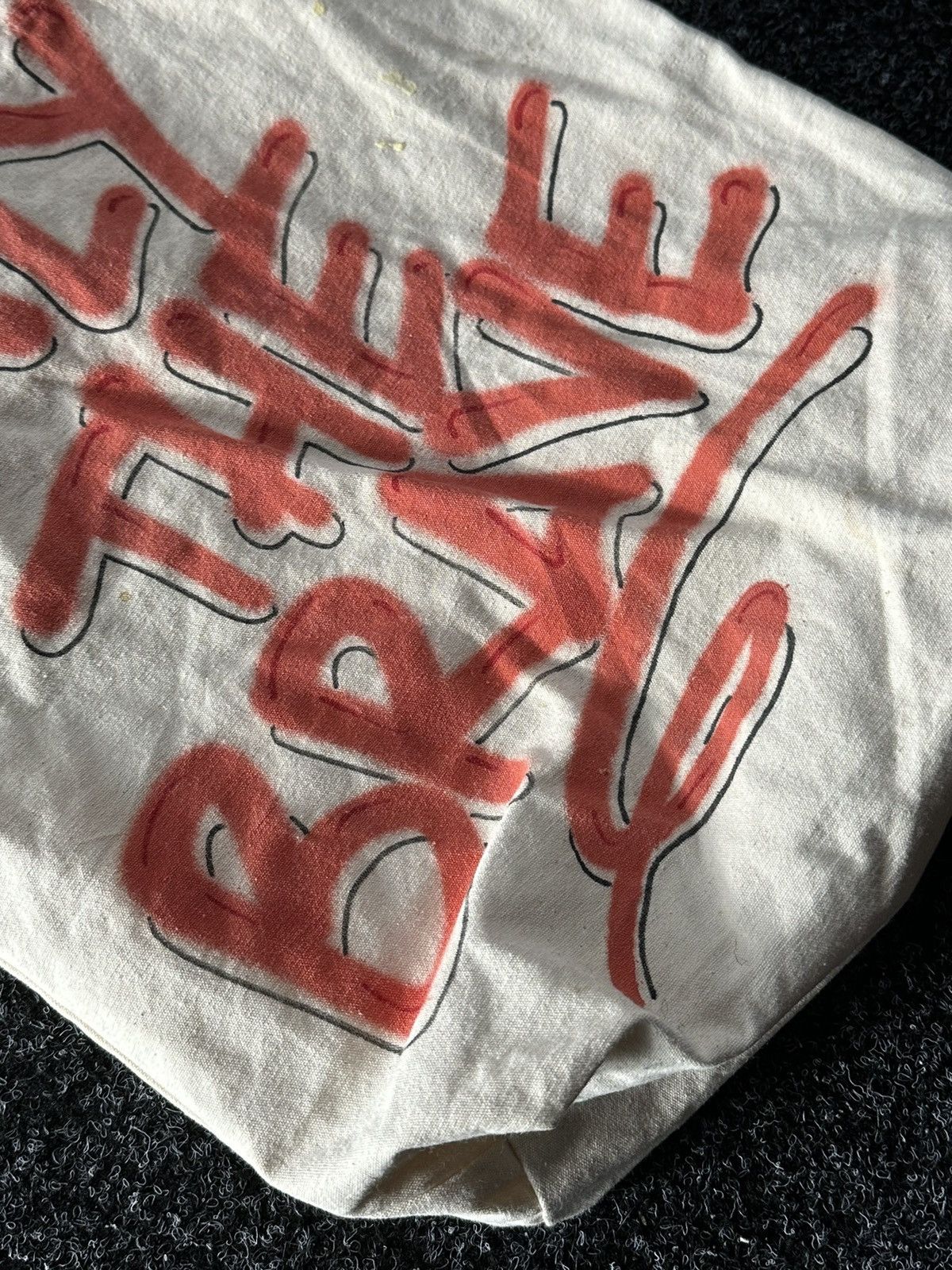 Diesel × Vintage 🚨Diesel Vintage Y2K Bag Shopper Tote BIG LOGO BEIGE Size ONE SIZE - 7 Thumbnail