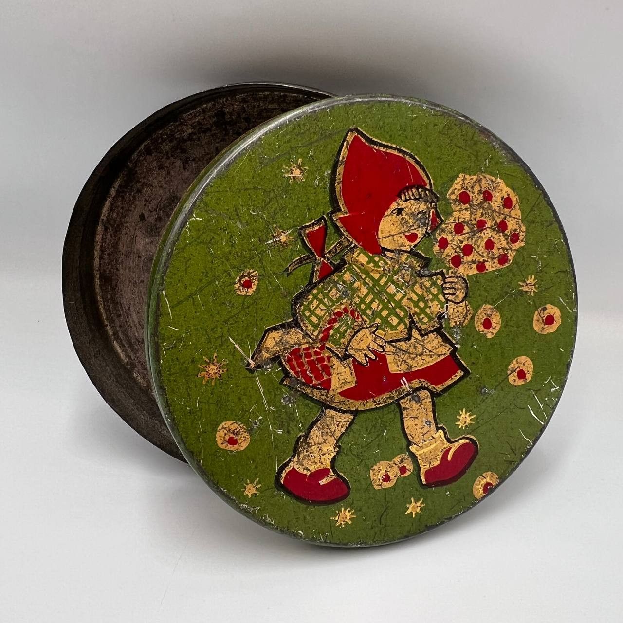 Vintage 1960Vintage USSR Tin Metal Candy Box Monpassier Souvenir Size ONE SIZE - 8 Thumbnail