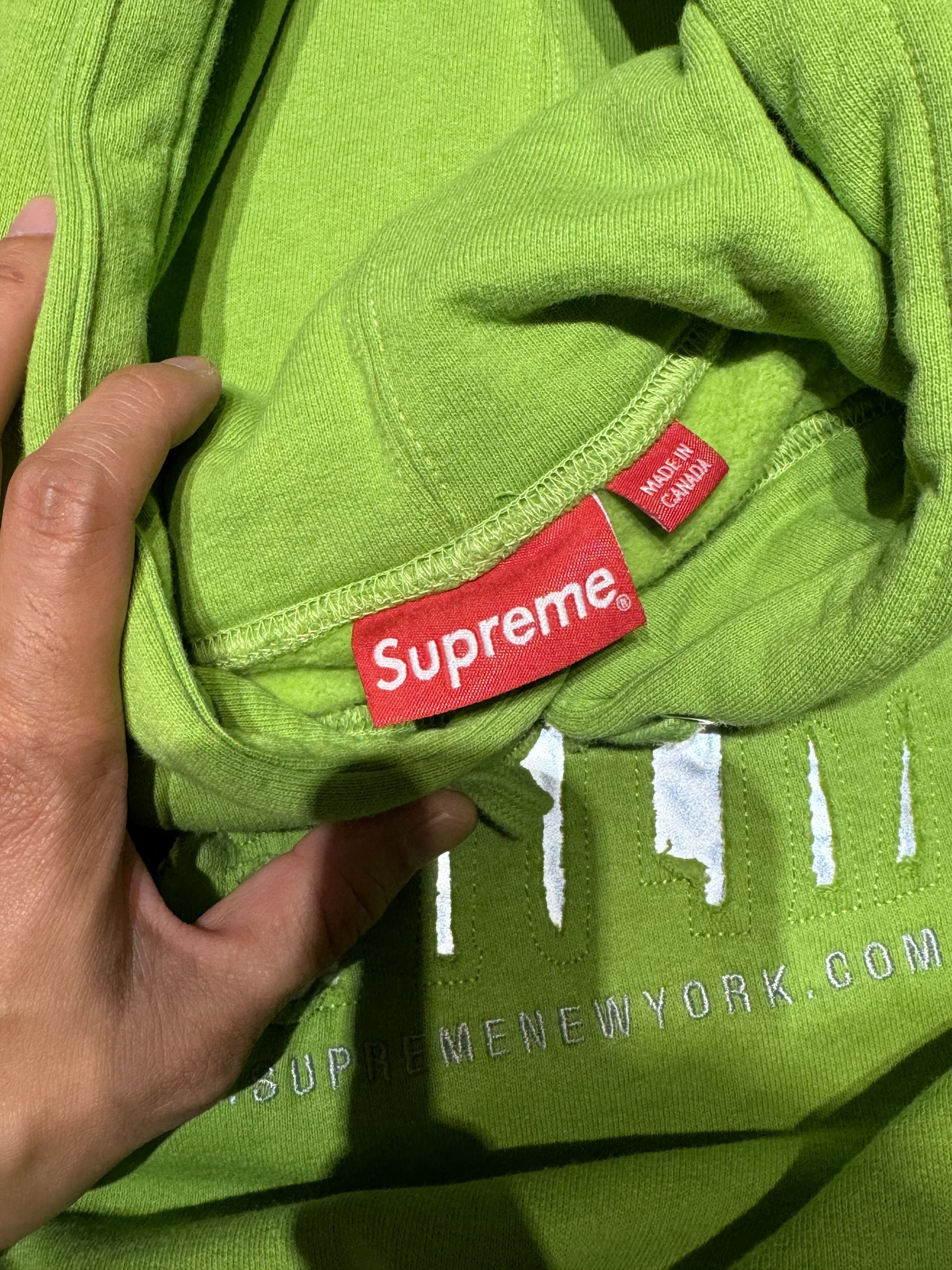 Supreme Supreme green hoodie (Medium) Size US M / EU 48-50 / 2 - 2 Thumbnail