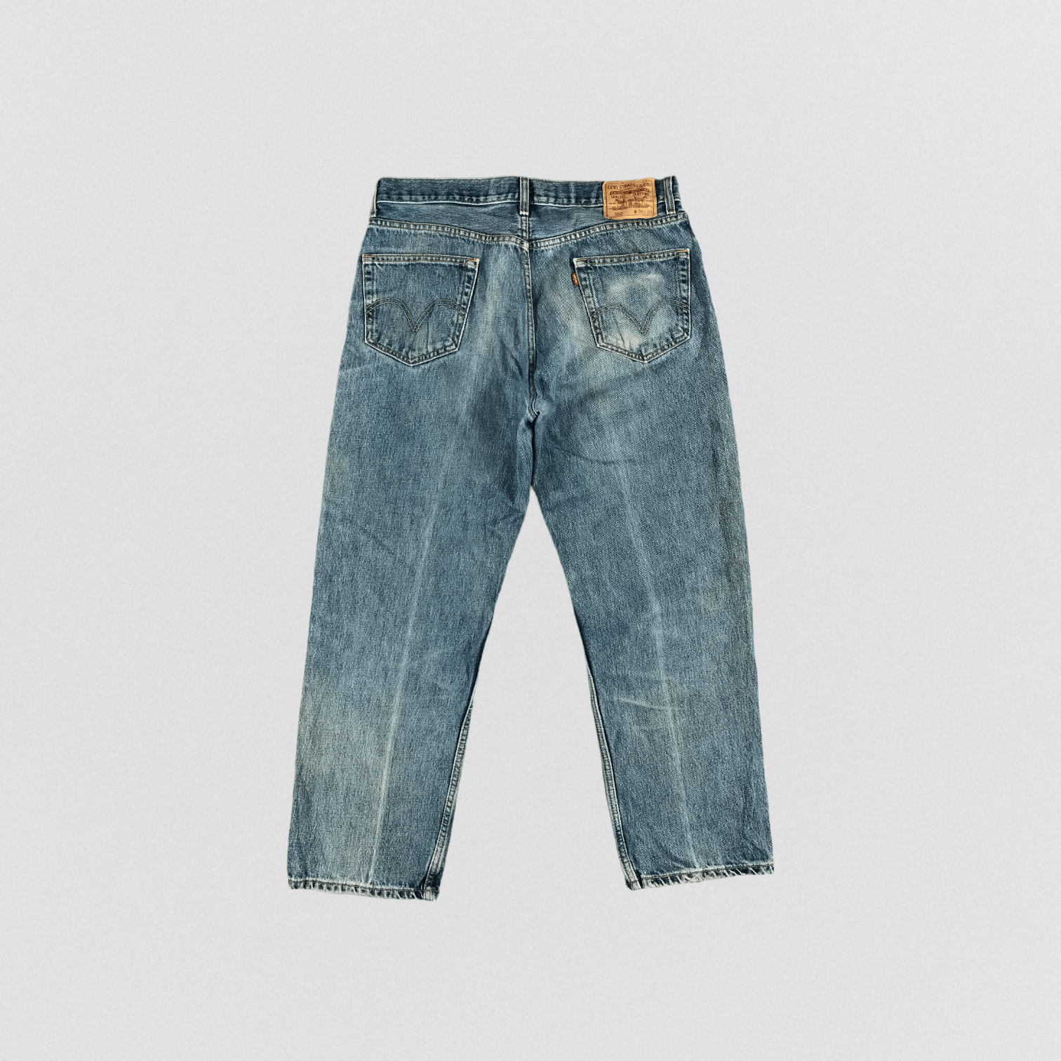 Levi's × Vintage Vintage Blue Wash Levis 550 Jeans-JM3023 Size US 37 - 2 Thumbnail
