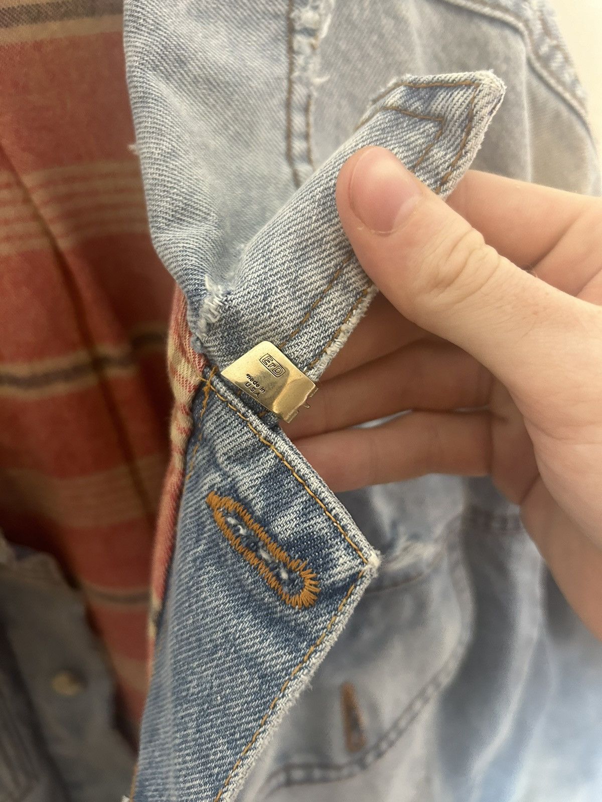 Enfants Riches Deprimes Brian Jonestown Massacre Denim Jacket GRAIL Size US L / EU 52-54 / 3 - 4 Thumbnail