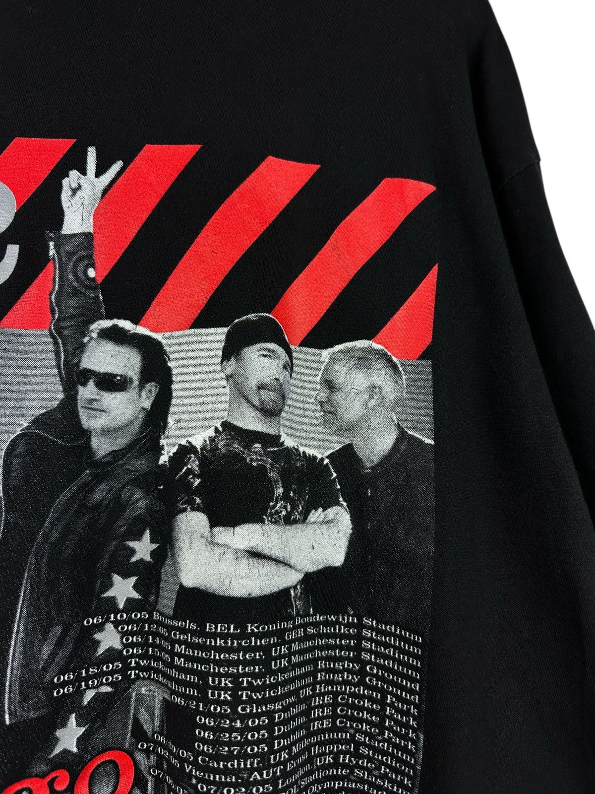 Band Tees × Vintage Vintage 2005 U2 Vertigo Tour T-Shirt Rock Band Double Sided Size US XL / EU 56 / 4 - 8 Thumbnail