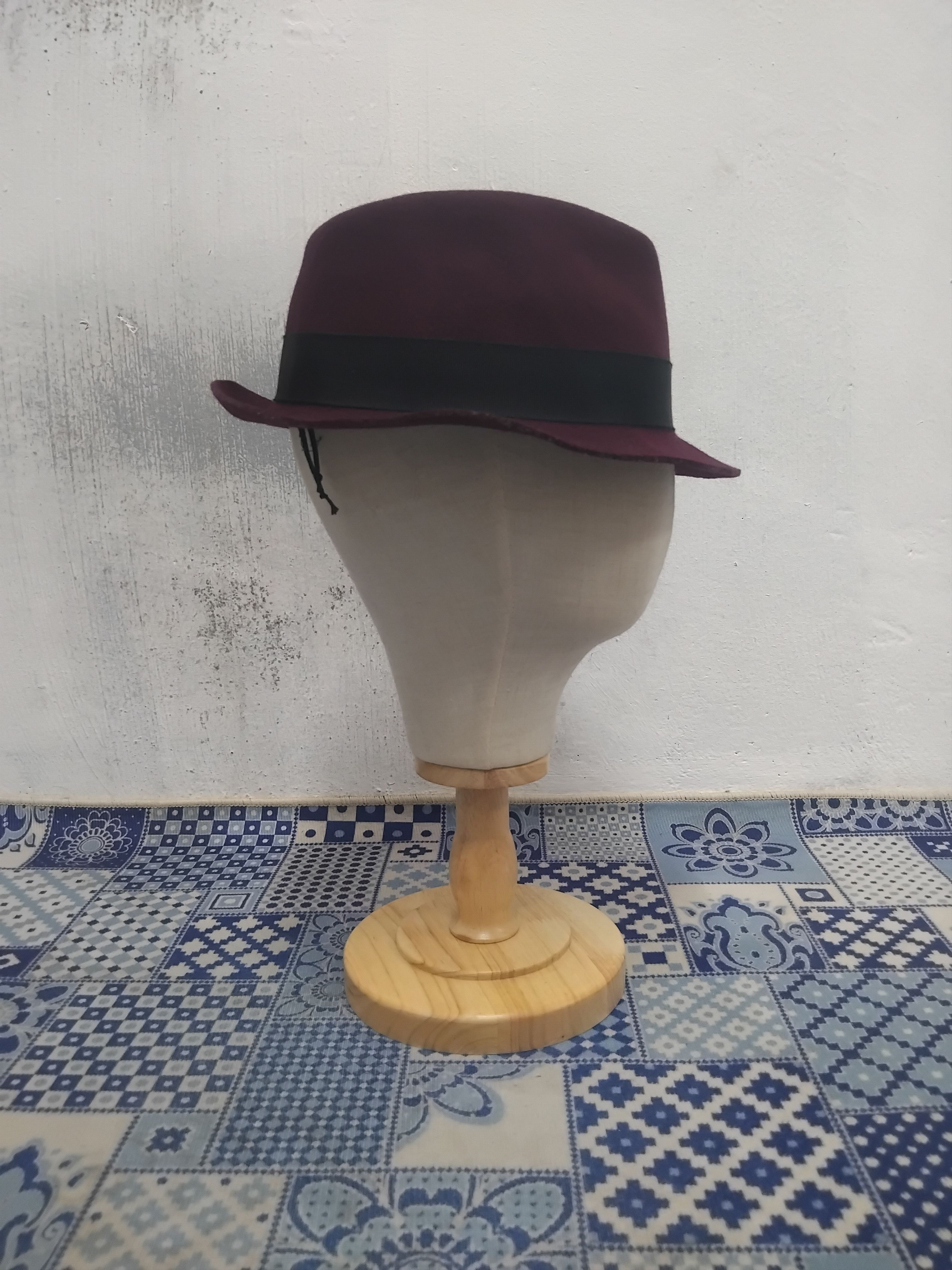 CA4LA CA4LA Made in Japan marron wool fedora hat Size ONE SIZE - 8 Thumbnail