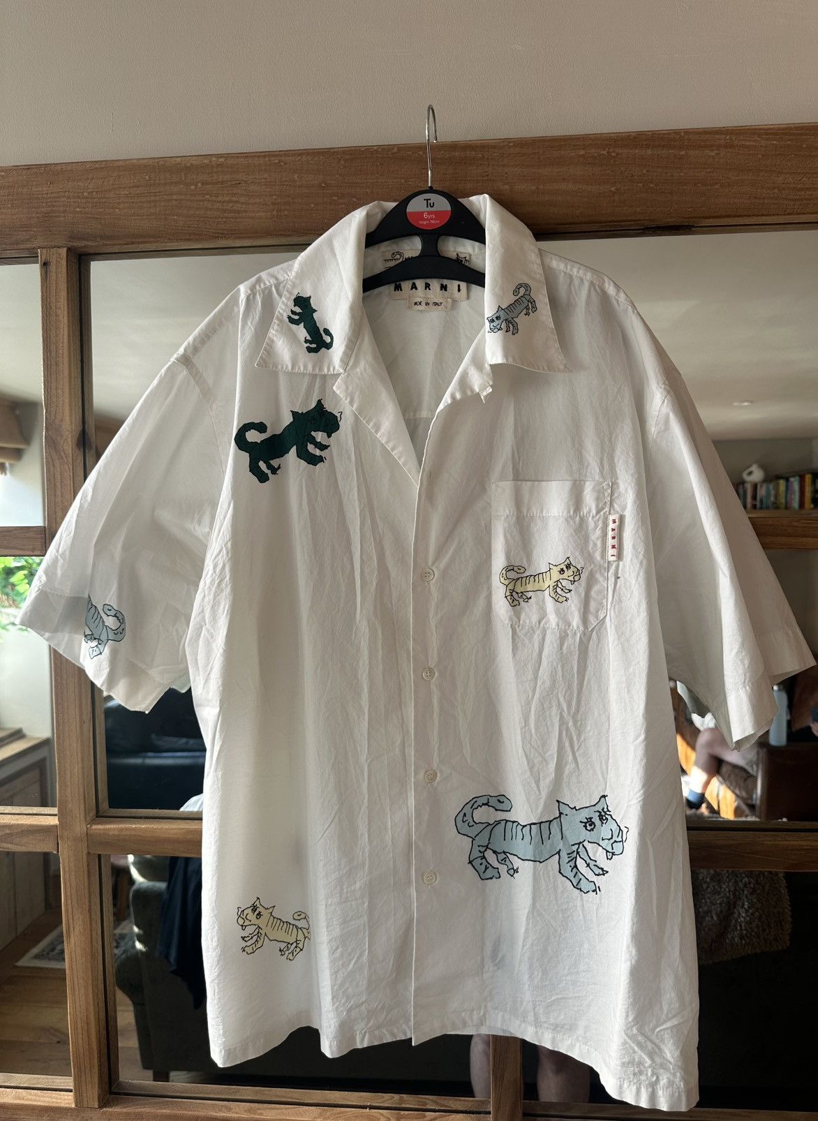 Marni Marni 2022 Year of the Tiger Cat Shirt Size US L / EU 52-54 / 3 - 1 Thumbnail