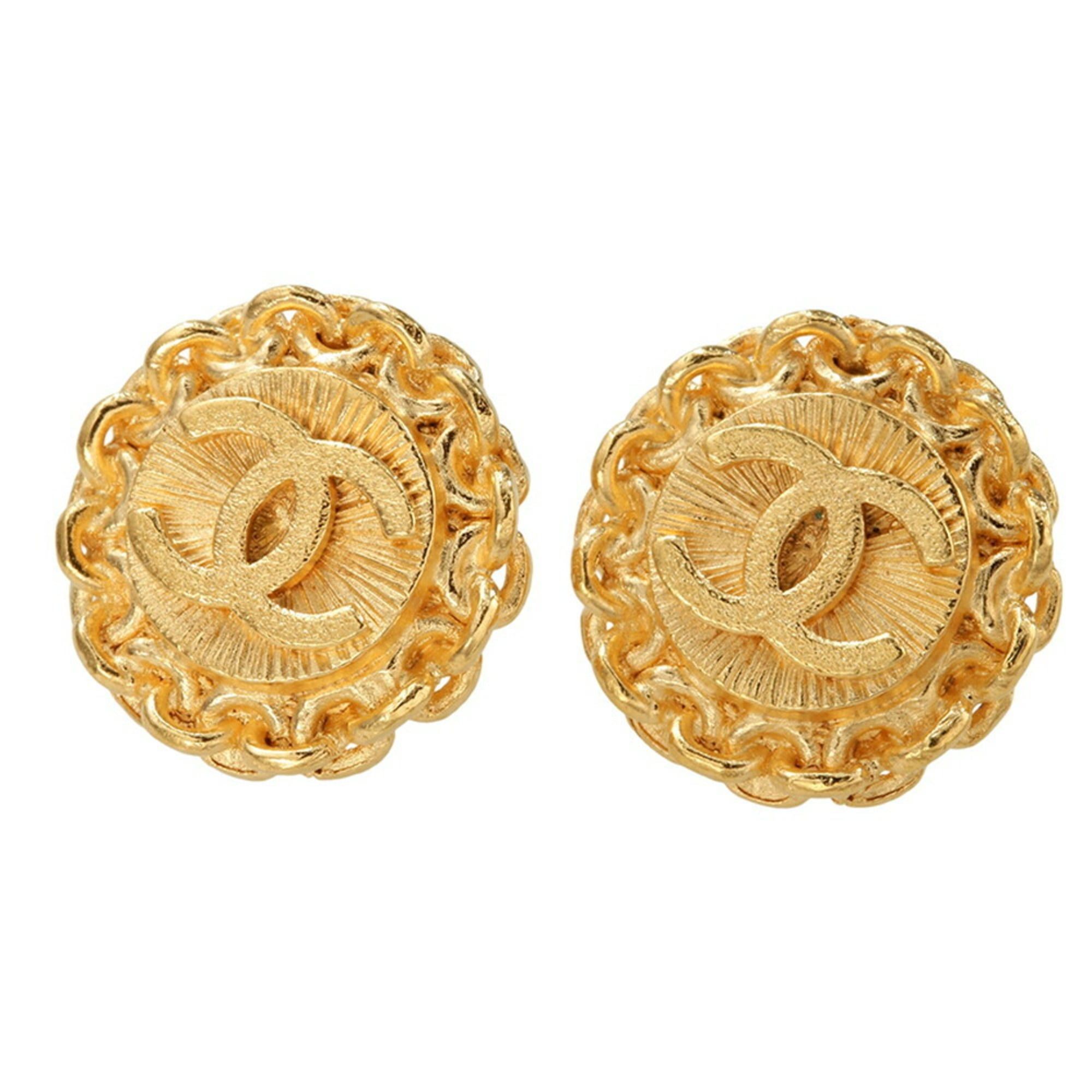 Chanel Chanel Coco Mark Earrings 96A Size ONE SIZE - 1 Thumbnail