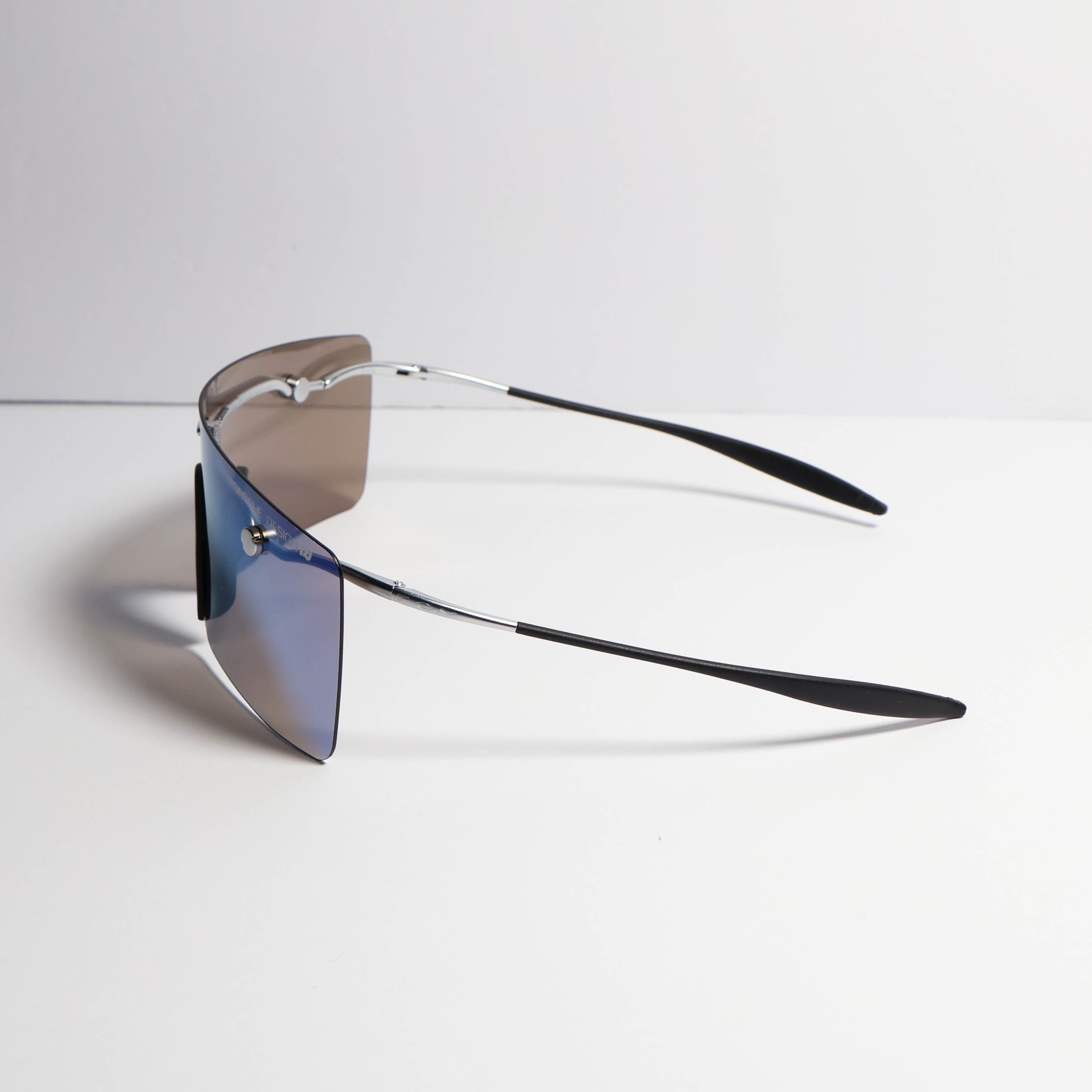 Porsche Design Rare Porsche Design By Carrera Foldable Shield Sunglasses Size ONE SIZE - 9 Thumbnail