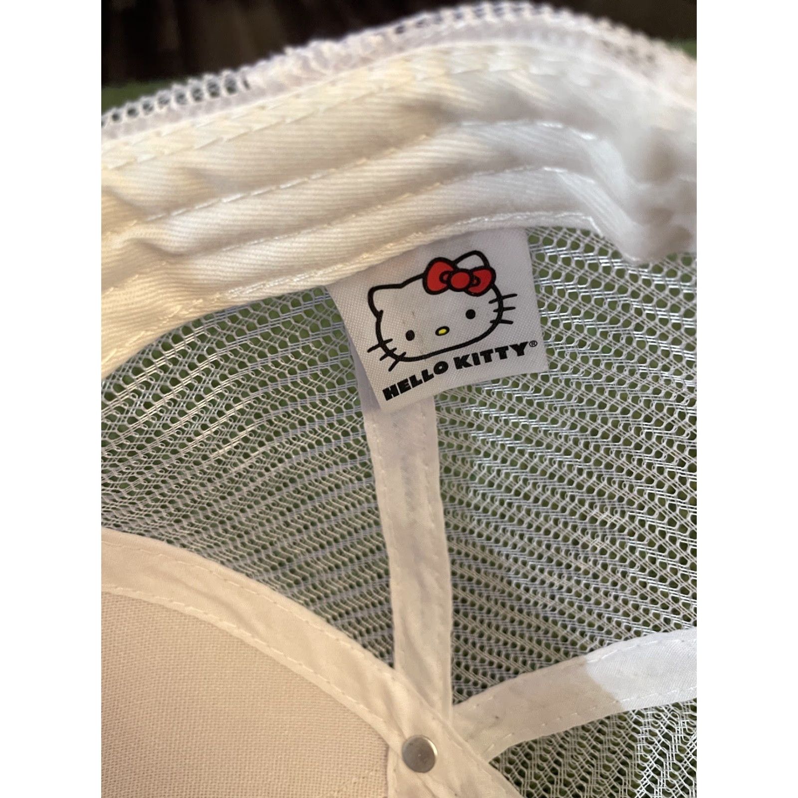 Vintage SANRIO HELLO KITTY "ALWAYS KIND" TRUCKER HAT YES ZONE? Size ONE SIZE - 3 Thumbnail