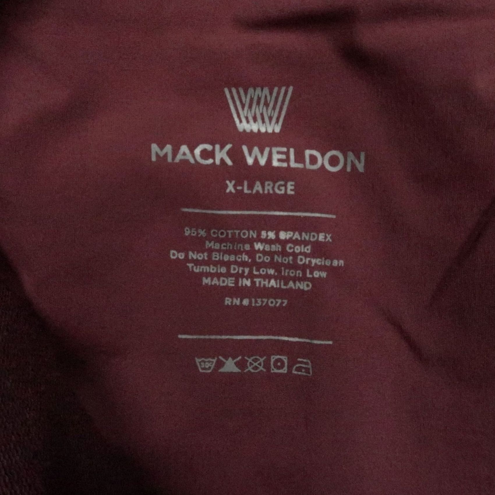Vintage Mack Weldon Pants Mens XL Red Ace Joggers Tapered Pockets Athletic Size US 36 / EU 52 - 3 Thumbnail