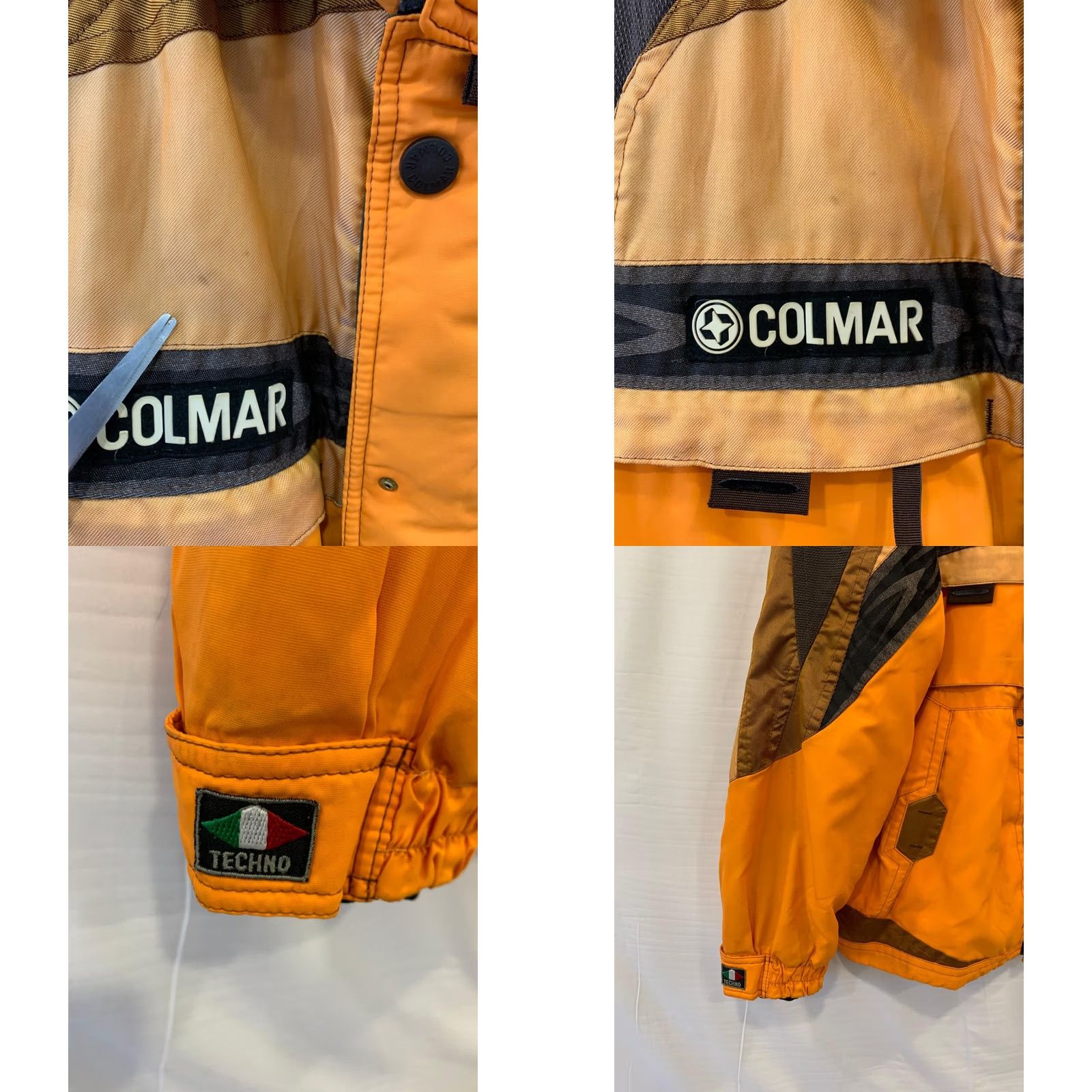 Colmar VINTAGE Colmar Ski Jacket Mens XL Orange Hooded Techwear Winter Coat 54#202 Size US XL / EU 56 / 4 - 11 Thumbnail