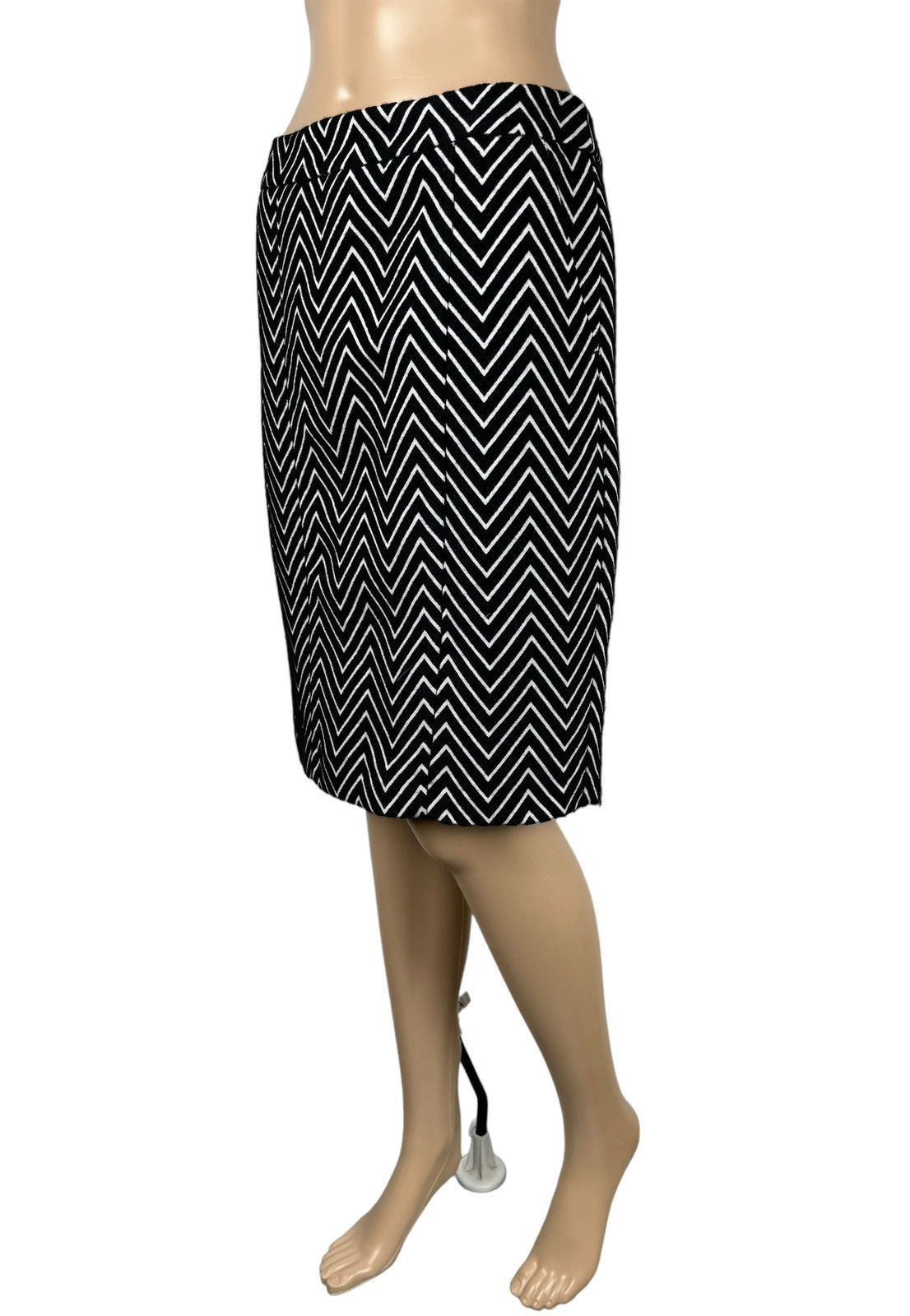 MAX&Co. Max&Co Pencil Skirt Zigzag Striped Wool-Polyester size US4 Size 27" / US 4 / IT 40 - 8 Thumbnail