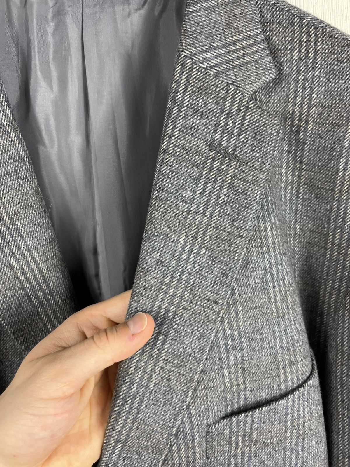 Ermenegildo Zegna × Z Zegna Ermenegildo Z Zegna city wool angora blazer jacket patterned Size 48R - 11 Thumbnail