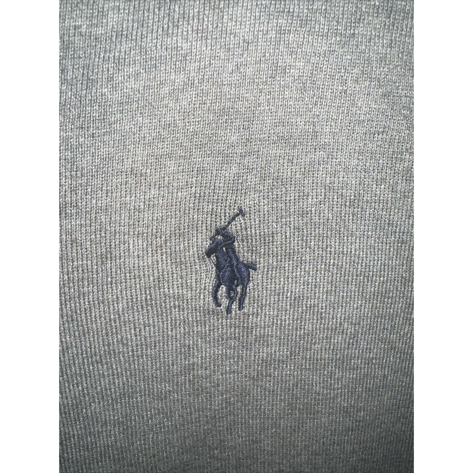 Ralph Lauren Polo Ralph Lauren Men’s Sweater Vest Large Gray Cotton Navy Size US L / EU 52-54 / 3 - 3 Thumbnail