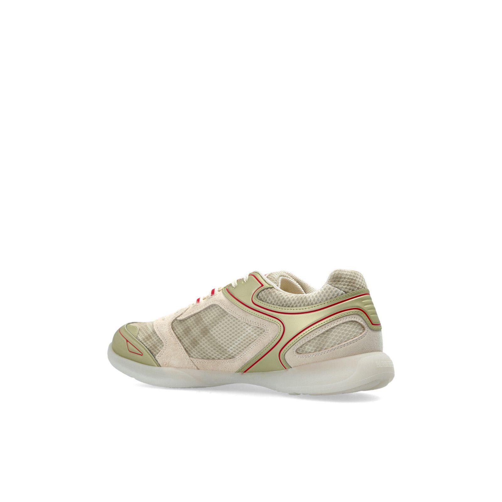 Burberry BURBERRY Matrix Cream Leather Sneakers New & Authentic (Men' Size US 8 / EU 41 - 3 Thumbnail