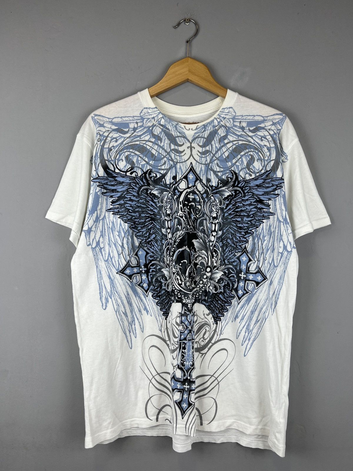 Chemistry × Rap Tees Vintage Chemistry Revolution religion cross tee y2k Size US L / EU 52-54 / 3 - 3 Thumbnail