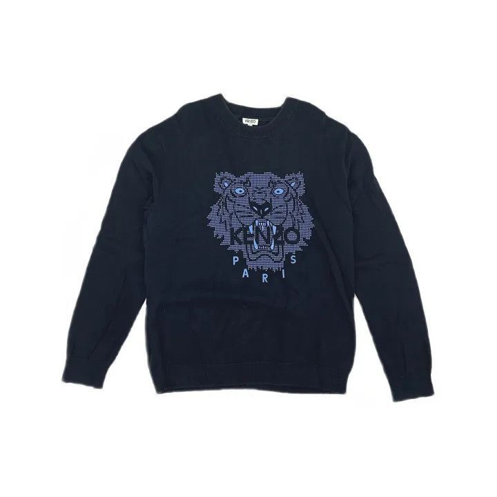 Kenzo Kenzo Tiger Logo Round Neck Sweater for Men -2507 Size US XL / EU 56 / 4 - 2 Thumbnail