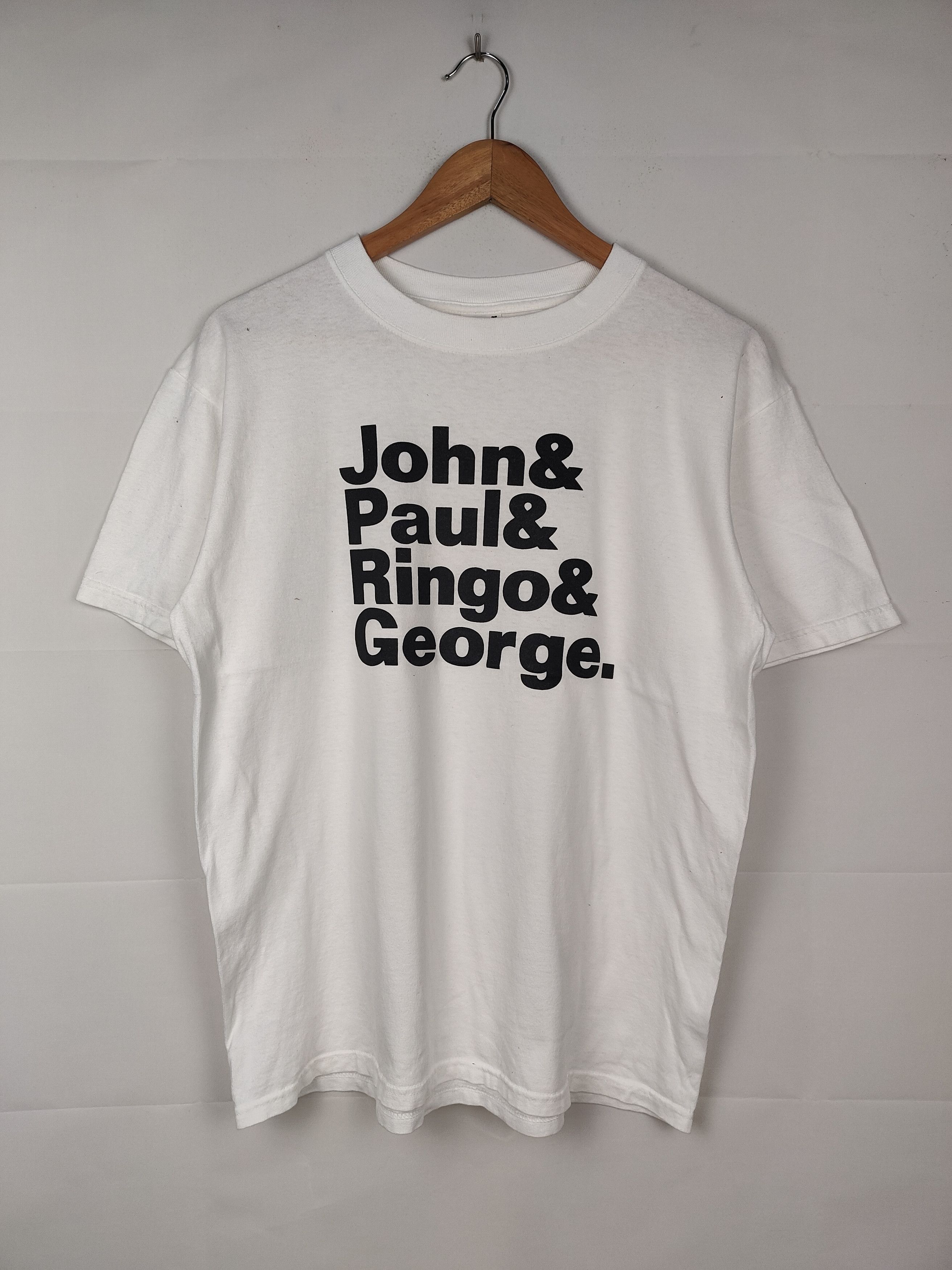 Band Tees × Vintage Vintage The Beatles Band Line Up Shirt Size US M / EU 48-50 / 2 - 1 Thumbnail