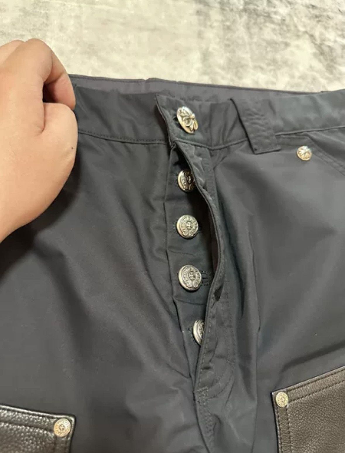 Chrome Hearts Chrome hearts double knee pants Size US 34 / EU 50 - 4 Thumbnail