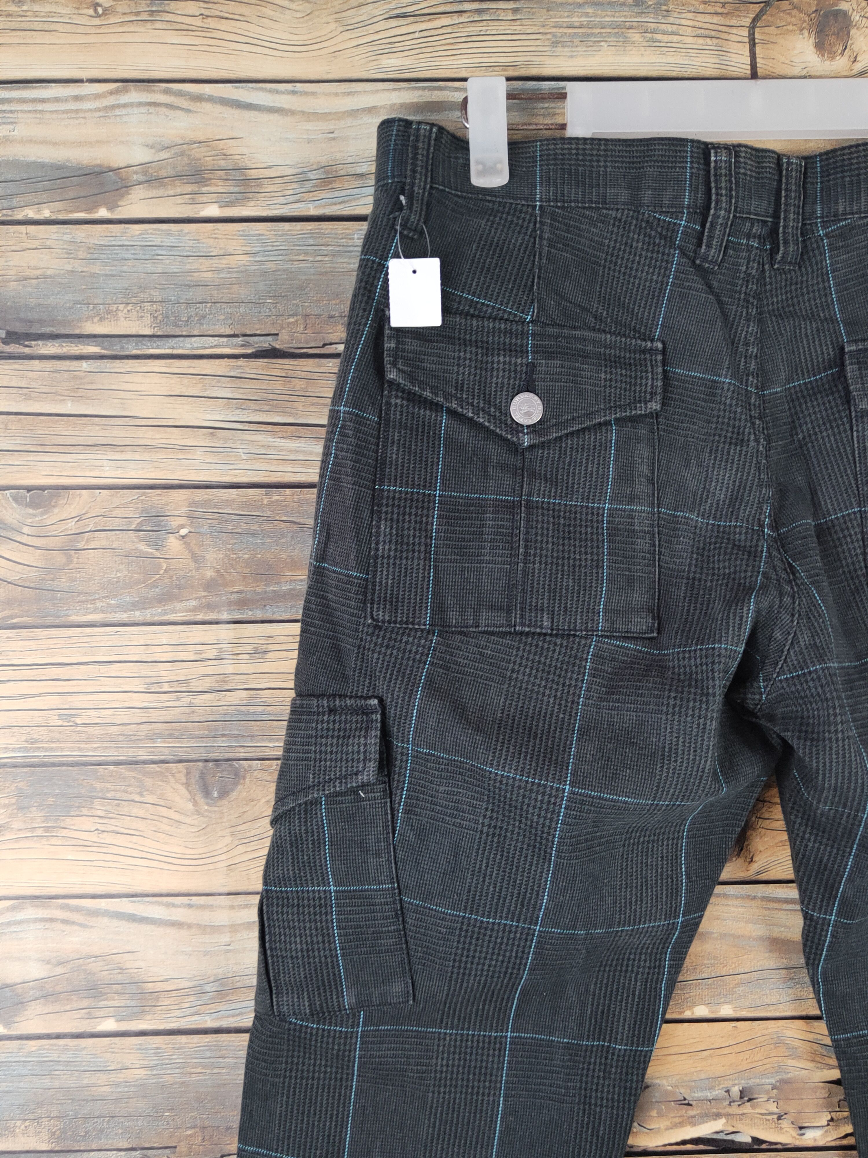 Burberry DL Burberry Black Multipocket Tactical Cargo Pants #1462 Size 31" - 9 Thumbnail