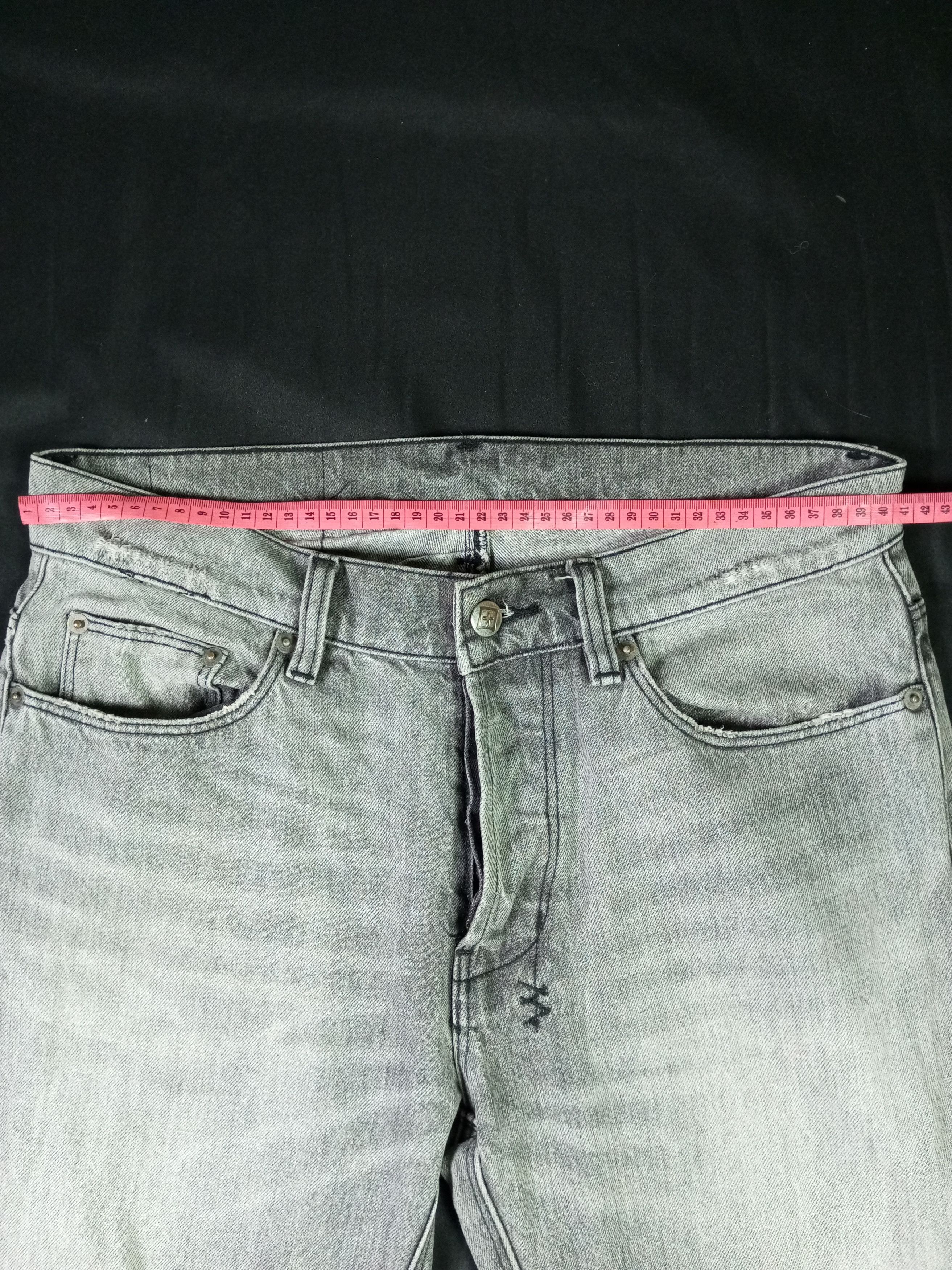 Ksubi Ksubi Grey Denim Distressed Jeans Size US 30 / EU 46 - 8 Thumbnail
