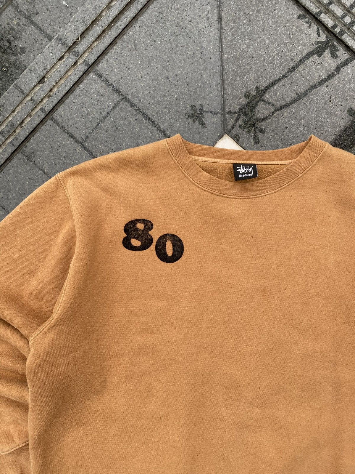 Stussy × Vintage 90’s STUSSY Y2K BAGGY RETRO MULTI LOGO RARE 80 SWEATSHIRT Size US M / EU 48-50 / 2 - 3 Thumbnail