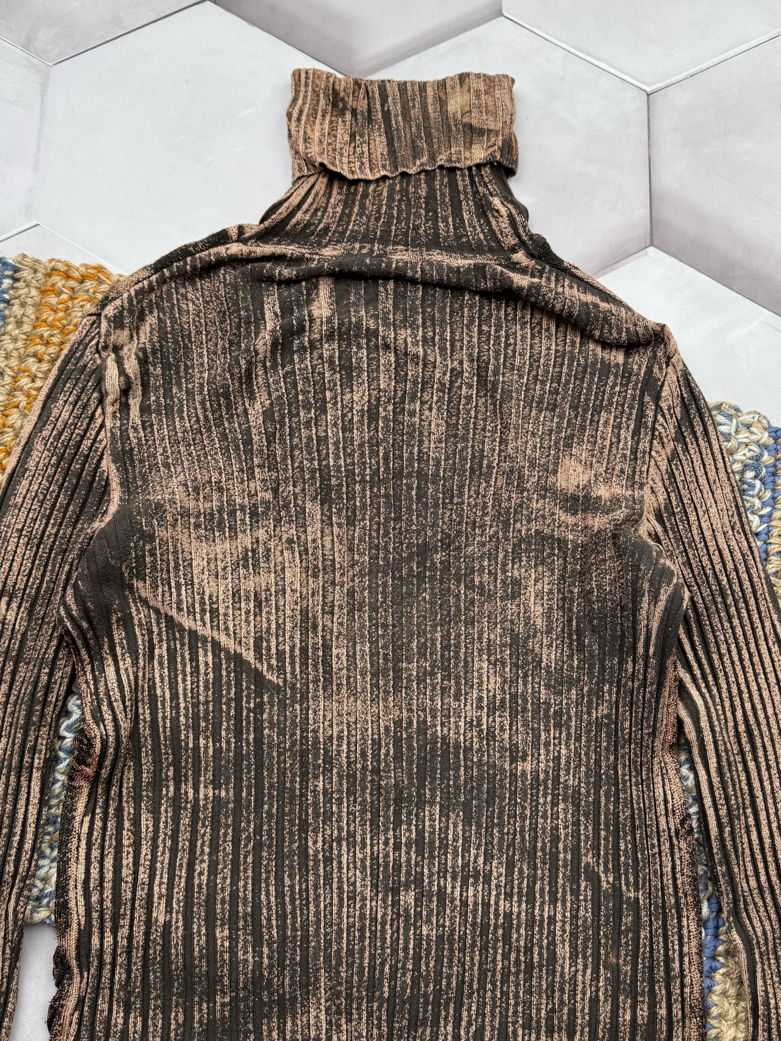 Japanese Brand Vintage Faded Ribbed Sweater (E4) Size M / US 6-8 / IT 42-44 - 6 Thumbnail