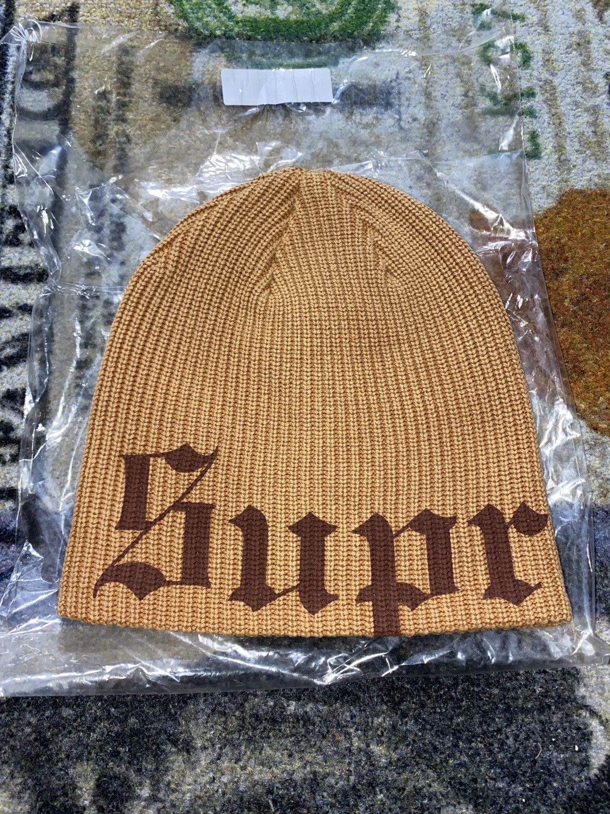 Supreme Old English Beanie | Grailed