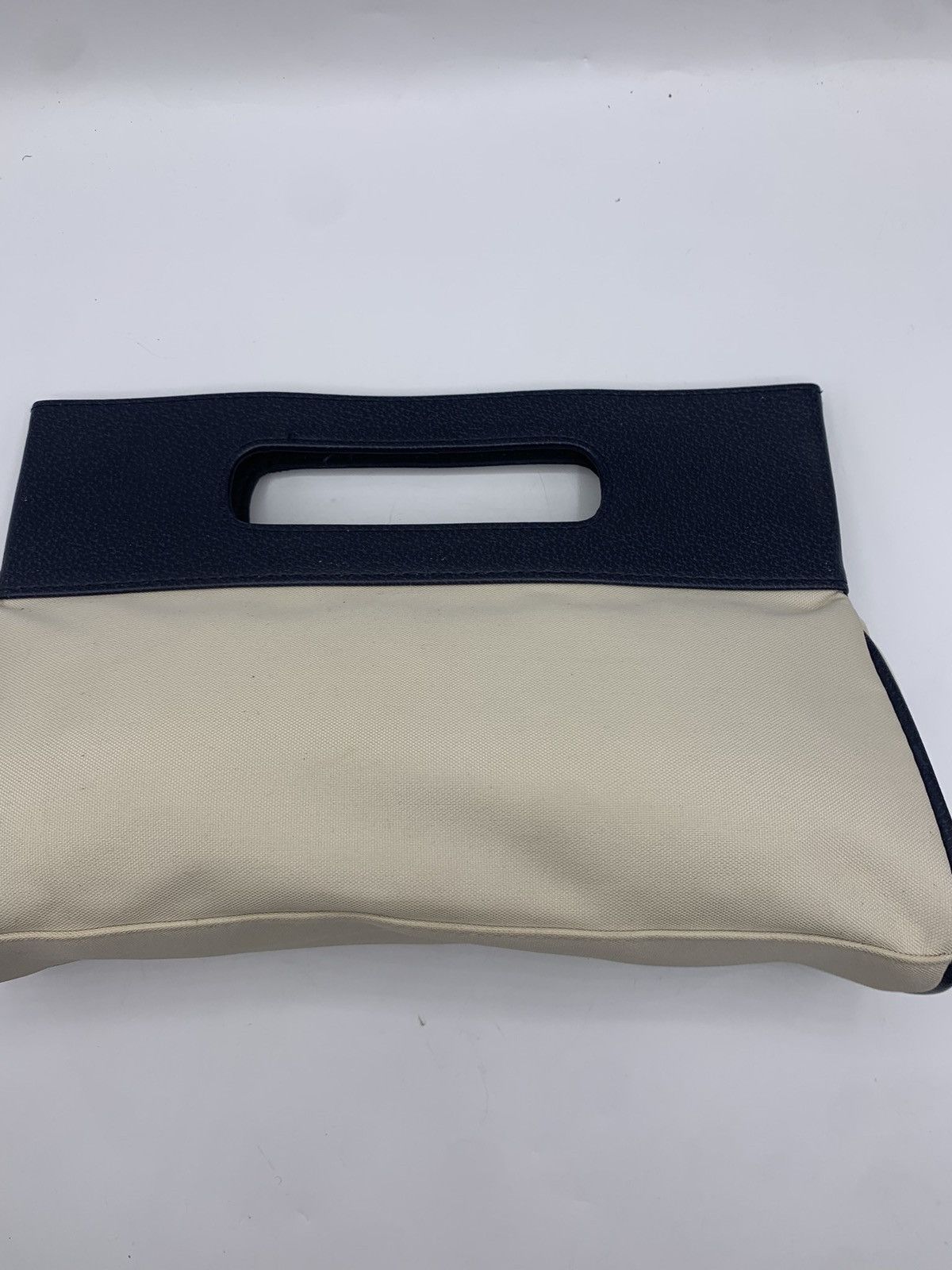Other Cream and navy clutch bag Size ONE SIZE - 2 Thumbnail