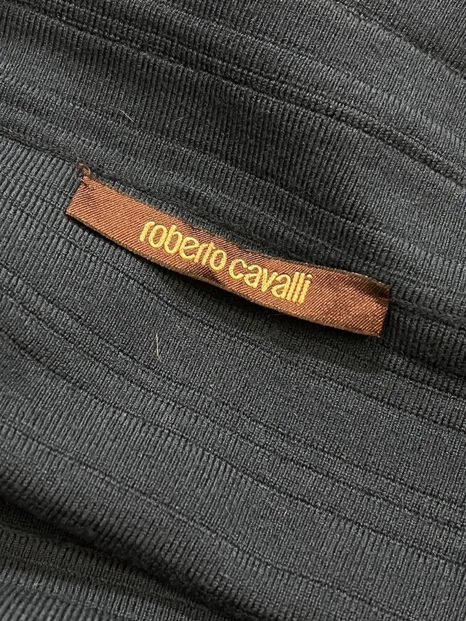 Roberto Cavalli Roberto Cavalli Teal Wool Textured Blue Midi Skirt Size 28" / US 6 / IT 42 - 8 Thumbnail