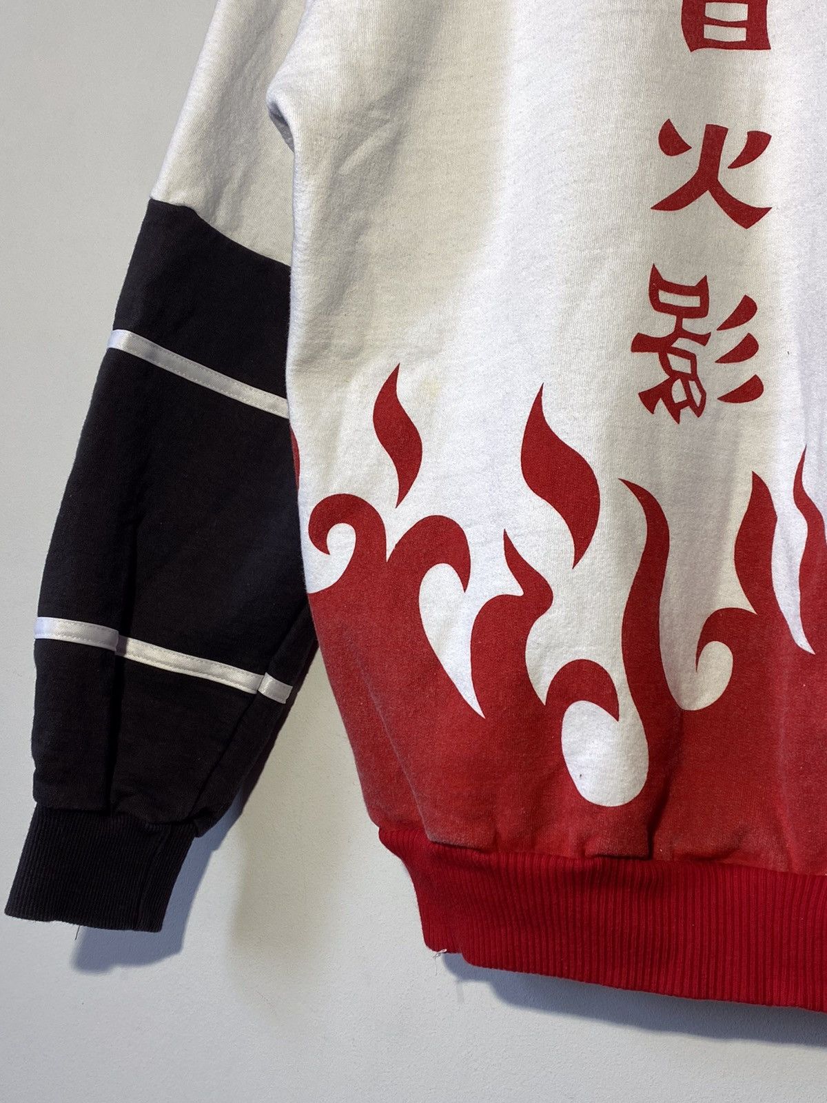 Other 🔥 Y2K NARUTO HOKAGE FLAME ZIP HOODIE ANIME STREET STYLE Size US S / EU 44-46 / 1 - 8 Thumbnail