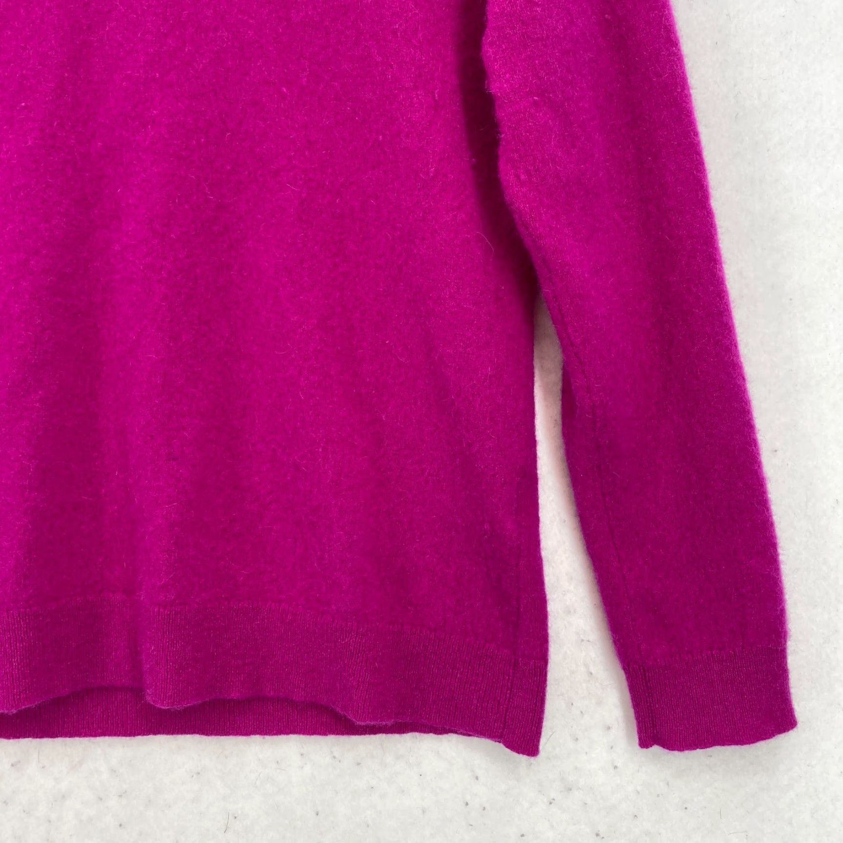 Club Room Club Room Luxury Cashmere Sweater Women's Large Pink V-Neck Long Sleeve Preppy Size L / US 10 / IT 46 - 3 Thumbnail
