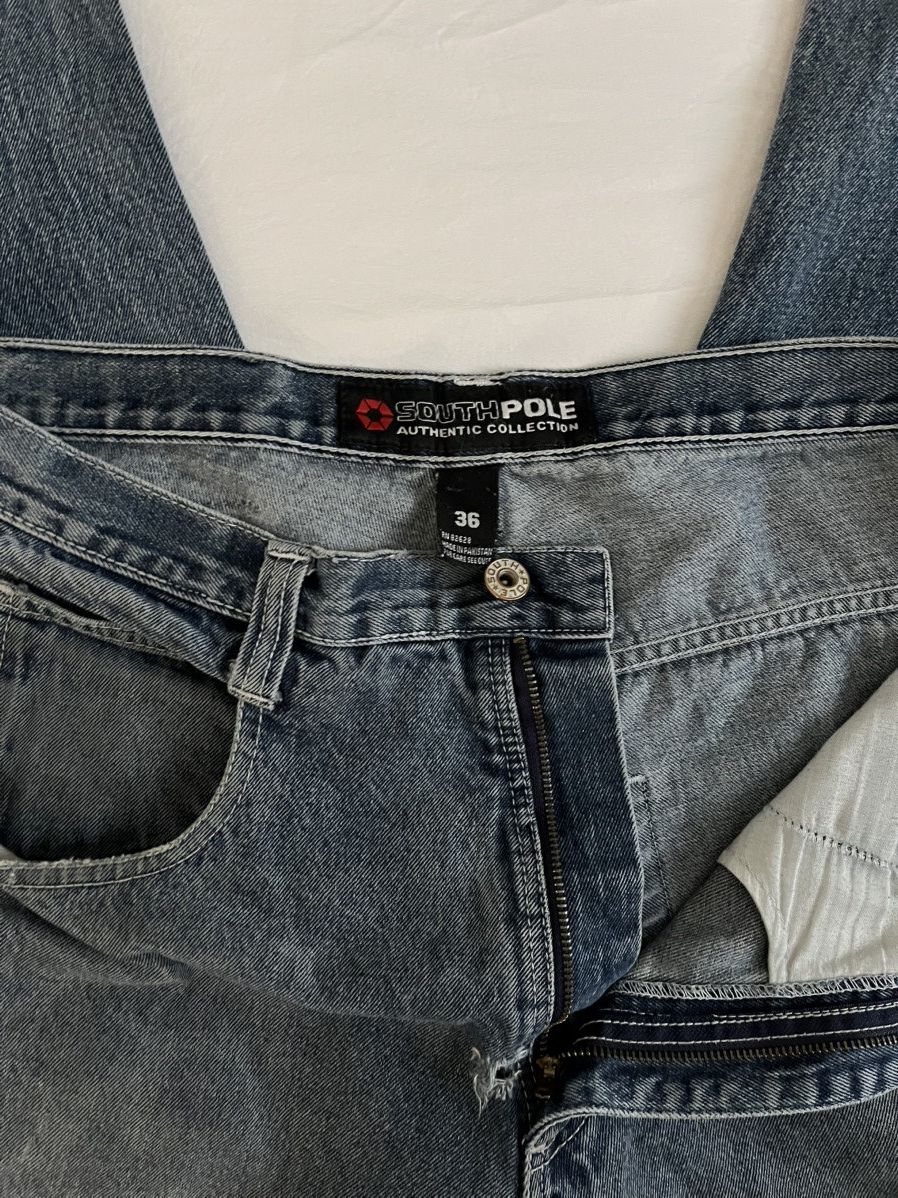 Southpole 2000’s vintage y2k skater baggy jeans Size US 36 / EU 52 - 3 Thumbnail