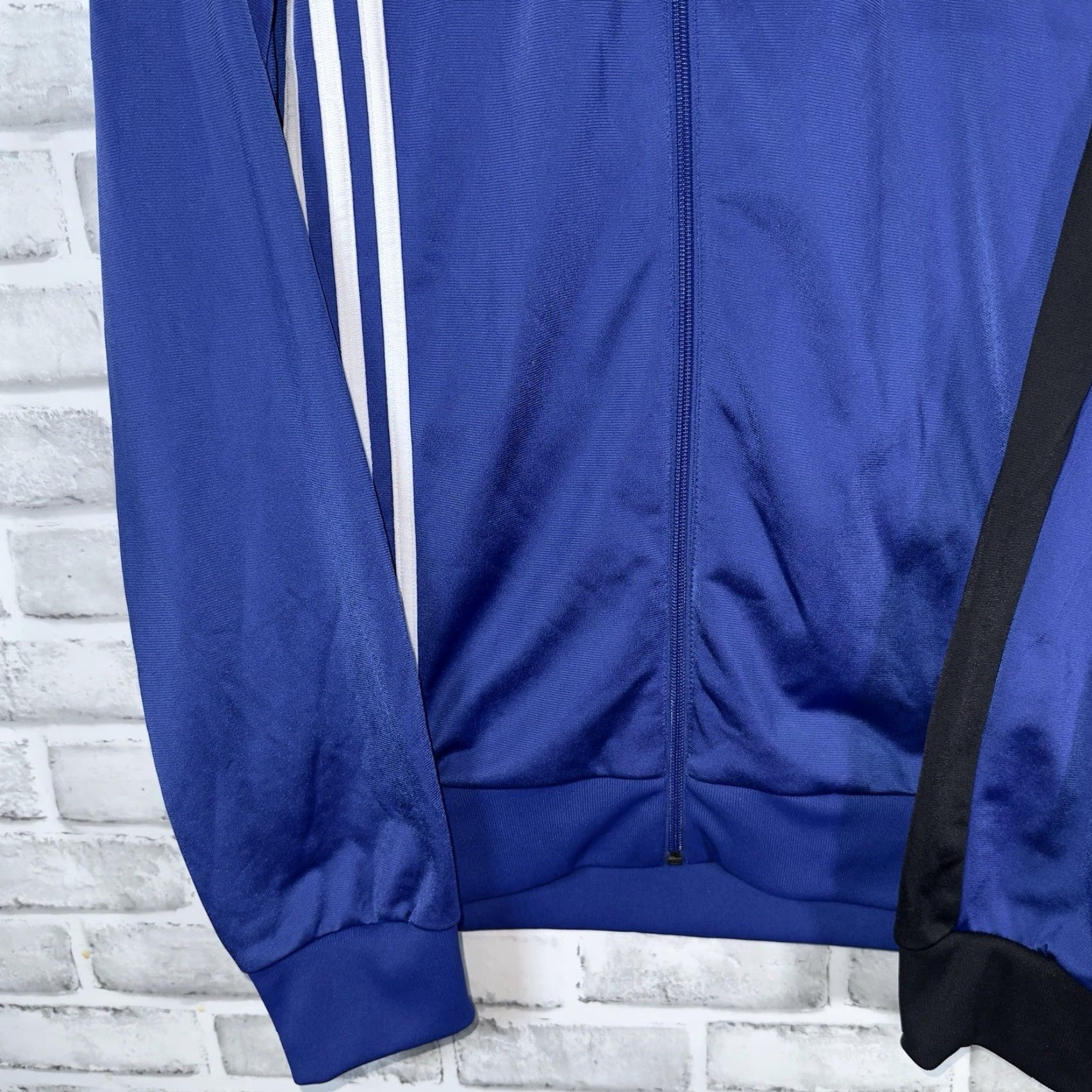 Adidas Adidas NSCAA Full-Zip 100% Polyester Soccer Athletic Jacket Mens Size L Track Jacket Blue NWT Size US L / EU 52-54 / 3 - 3 Thumbnail