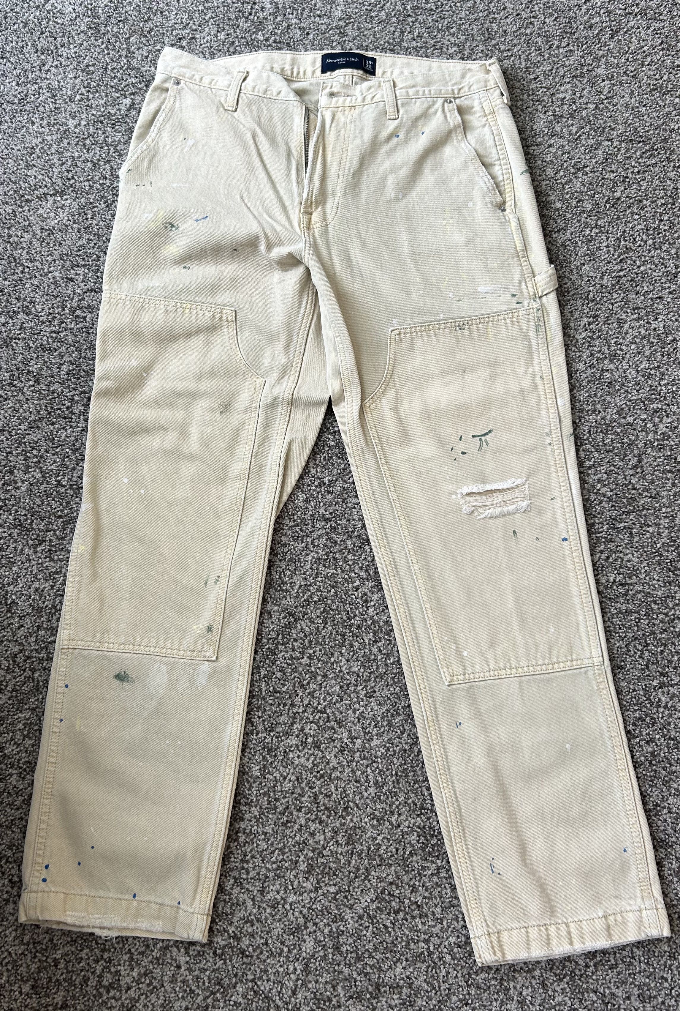 Abercrombie & Fitch Abercrombie Paint Splat Pant Size US 33 - 1 Thumbnail