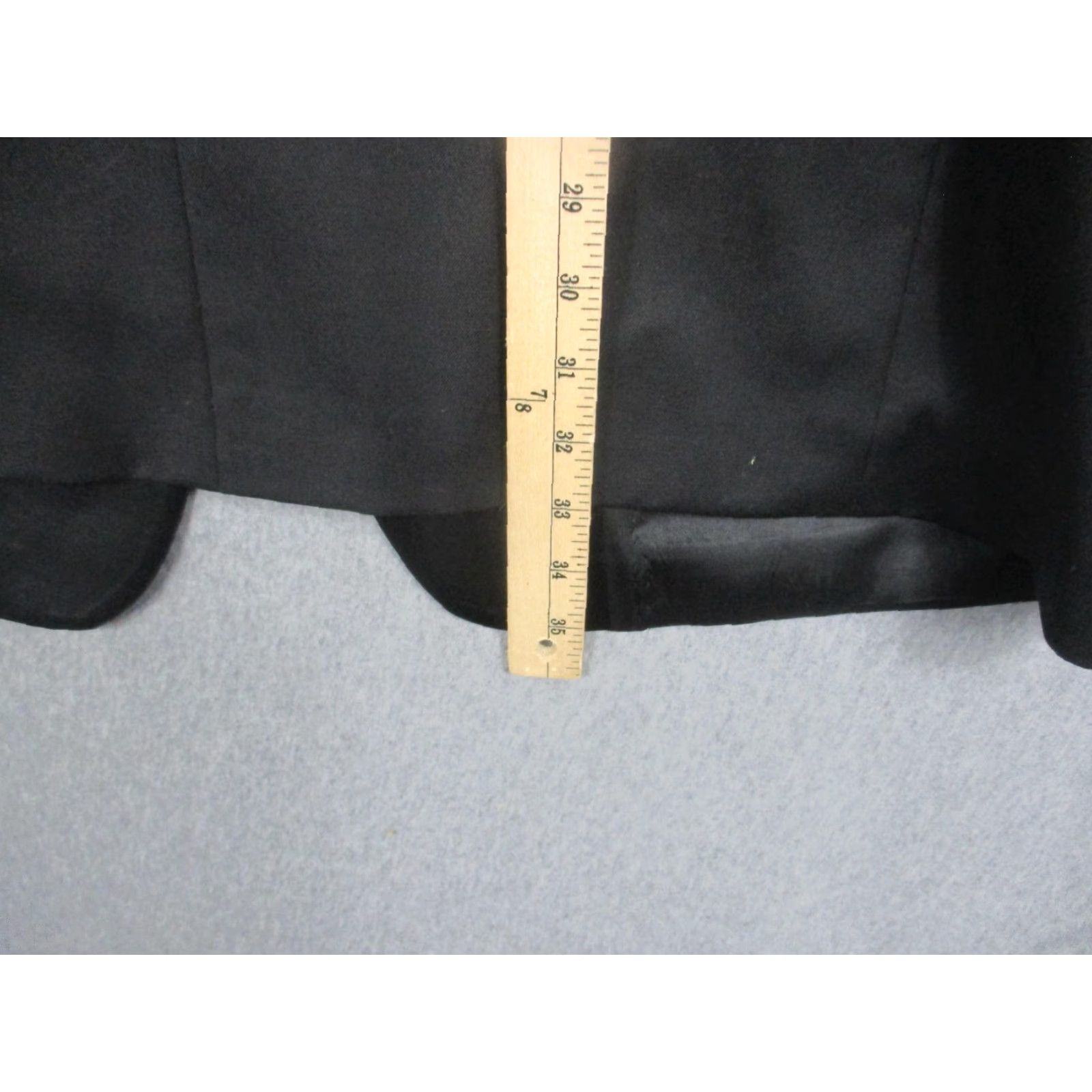 Jones New York Jones New York Suit Mens 48L Black Wool Tuxedo 2 Piece Notch Lapel 3-Button Single-Breasted Wool Size 48R - 5 Thumbnail