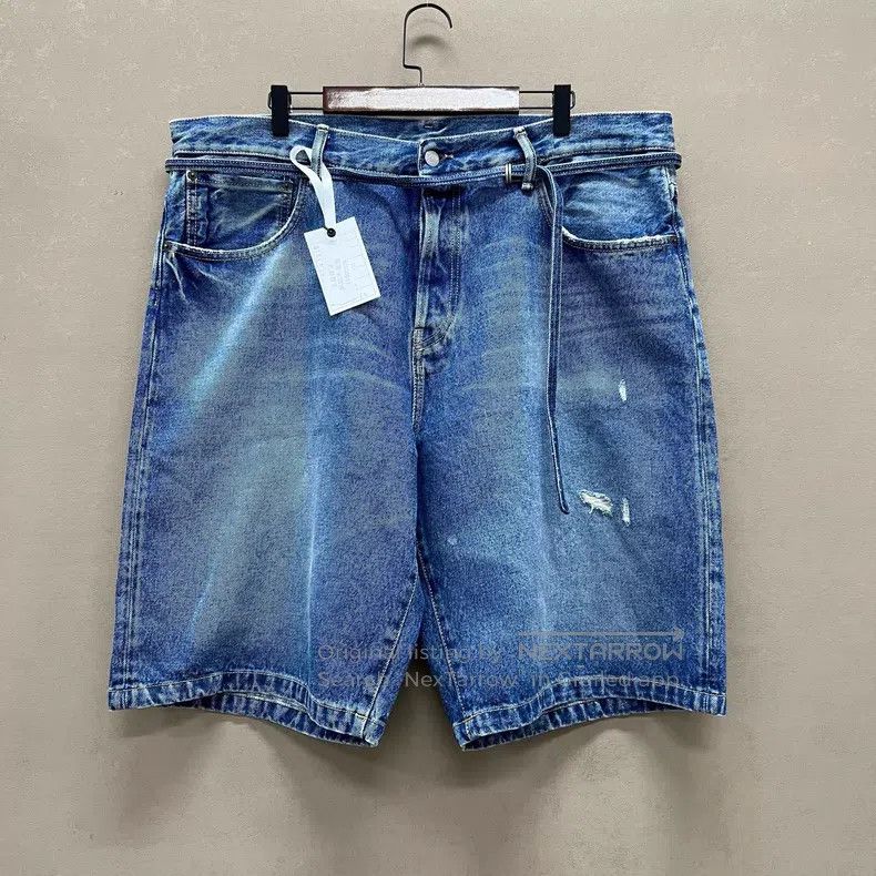 Acne Studios Acne Studios Distressed Destroyed Denim Shorts Size 24" / US 00 / IT 34 - 1 Thumbnail