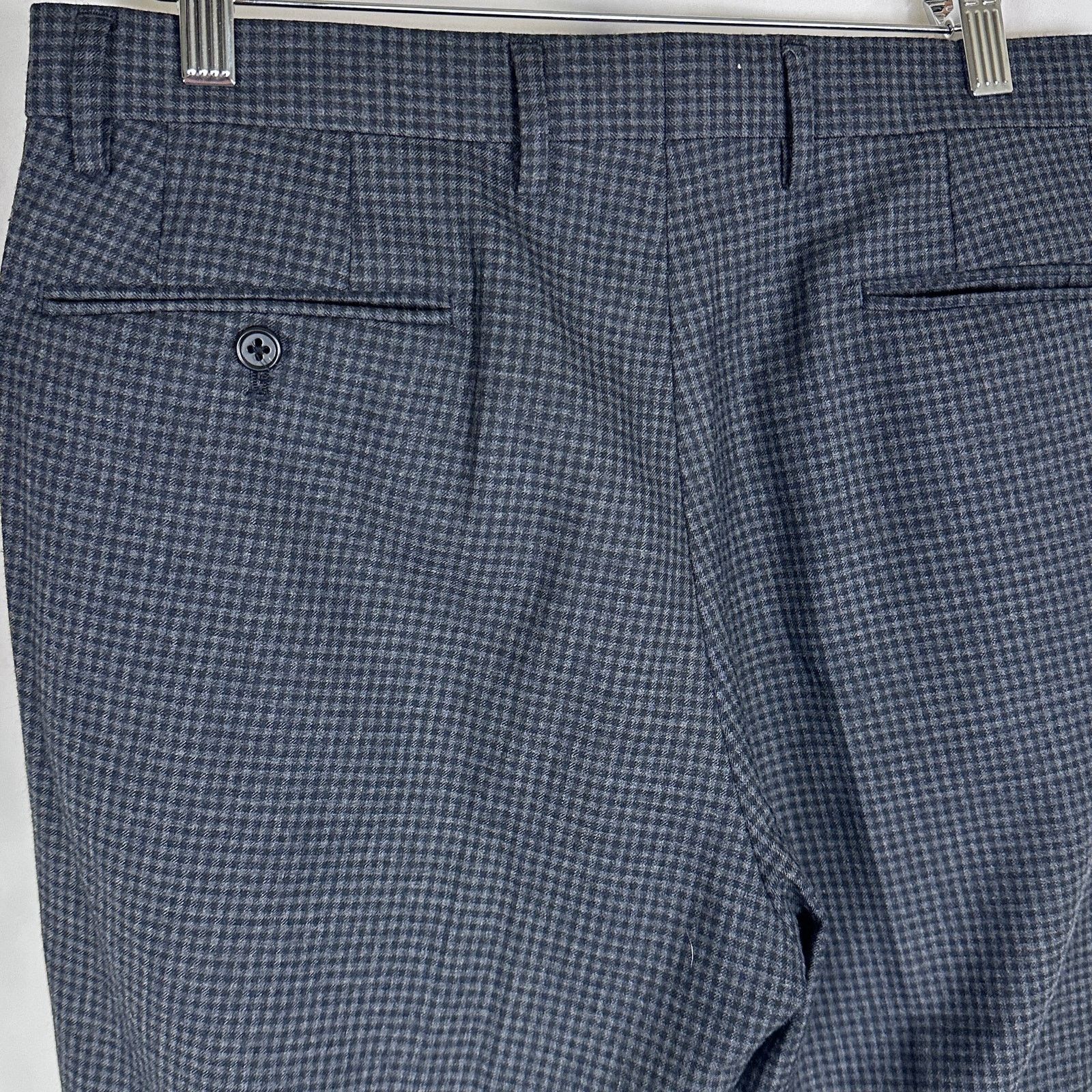 URBAN RESEARCH DOORS Tailor Combatwool Black Pants Size US 30 / EU 46 - 11 Thumbnail