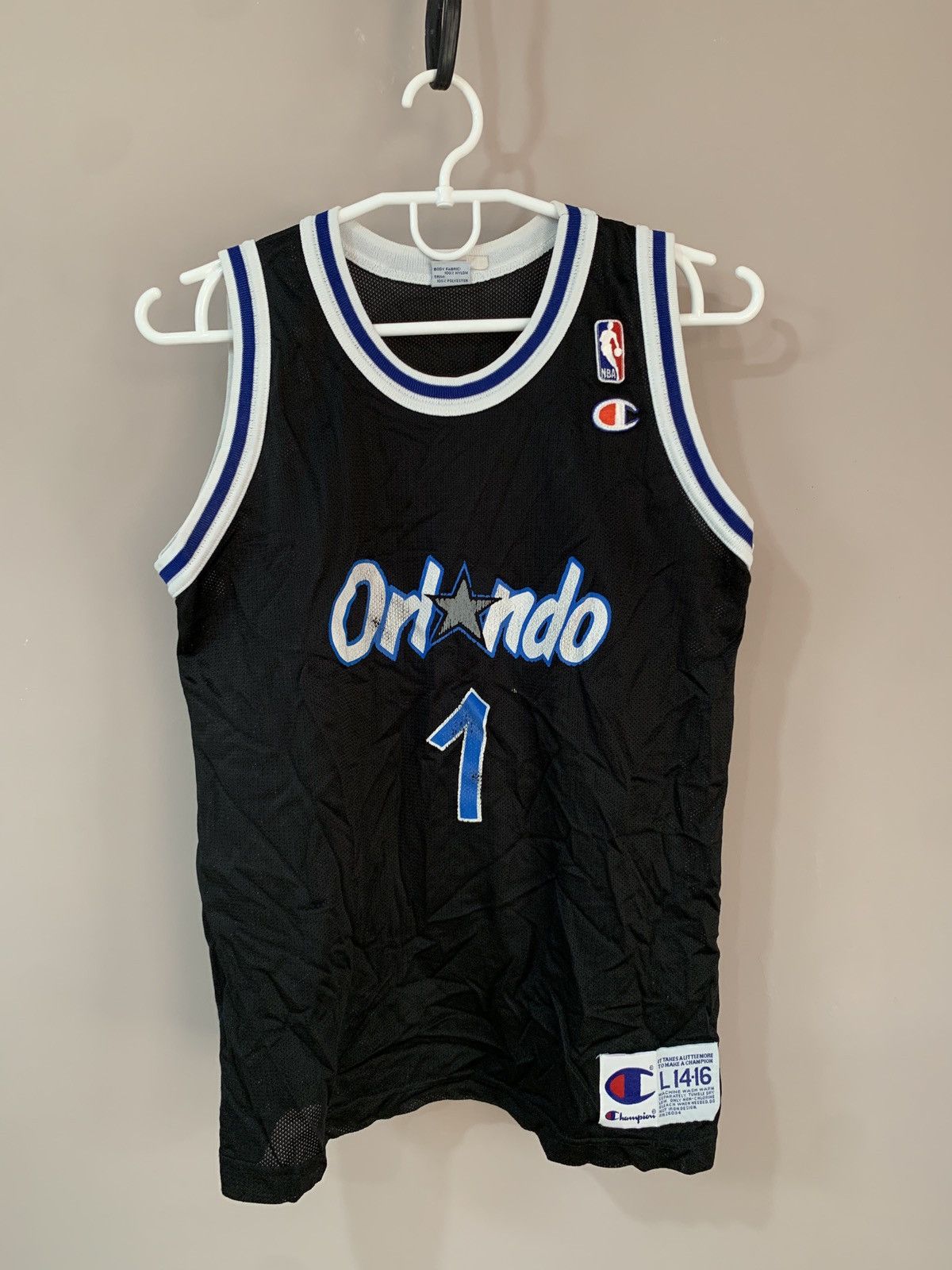 Champion × NBA × Vintage Orlando Magic Vtg Basketball Jersey Champion NBA Hardaway Size US XS / EU 42 / 0 - 1 Thumbnail