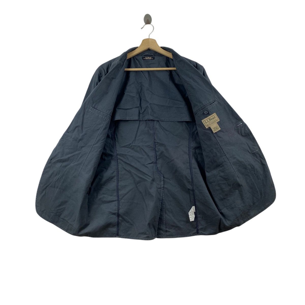 L.L. Bean Vintage LL BEAN USA Navy Blazer Coat Jacket Size US M / EU 48-50 / 2 - 4 Thumbnail