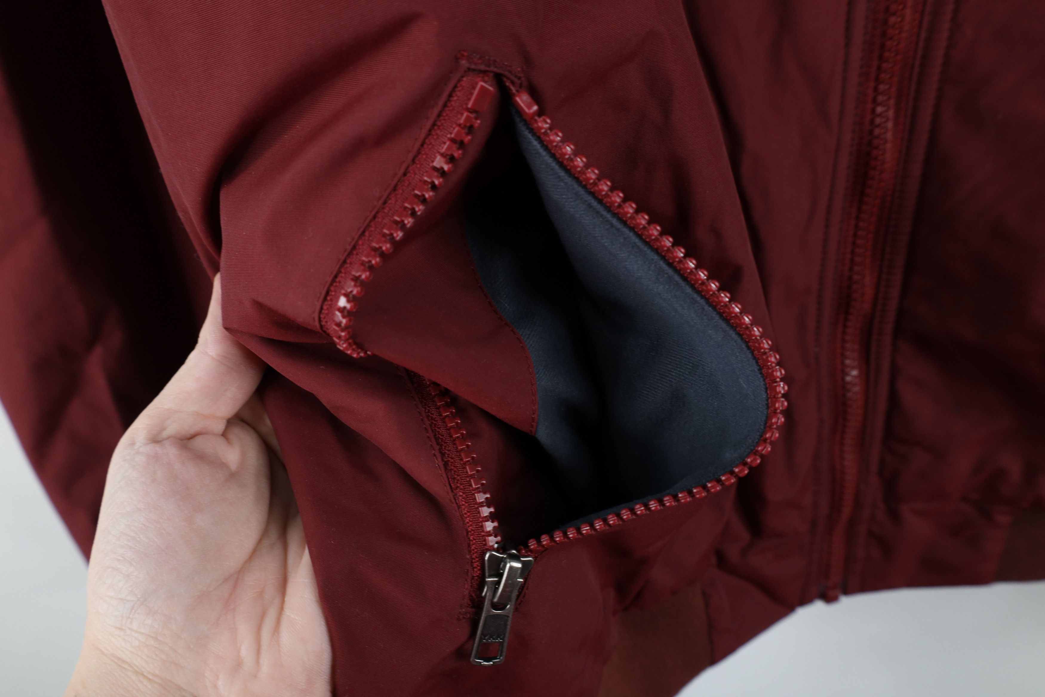 L.L. Bean × Vintage Vintage LL Bean Flannel Lined Full Zip Bombe Jacket Red Size US L / EU 52-54 / 3 - 8 Thumbnail