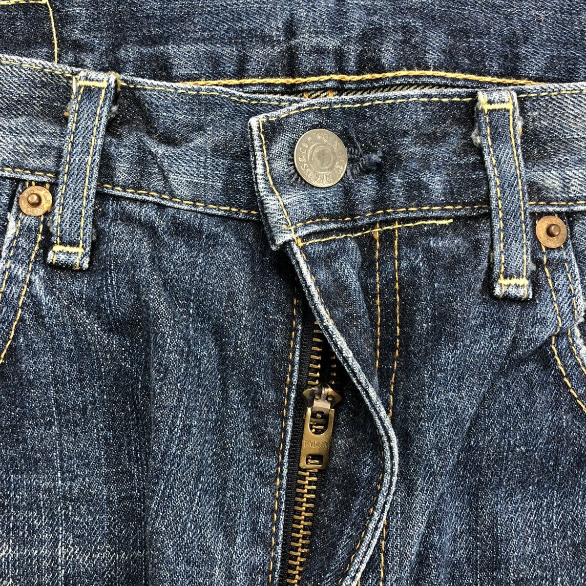 Levi's × Levi's Vintage Clothing 🇯🇵 90’s Vintage Levis 502xx Selvedge Faded Distressed Jeans Size US 33 - 5 Thumbnail
