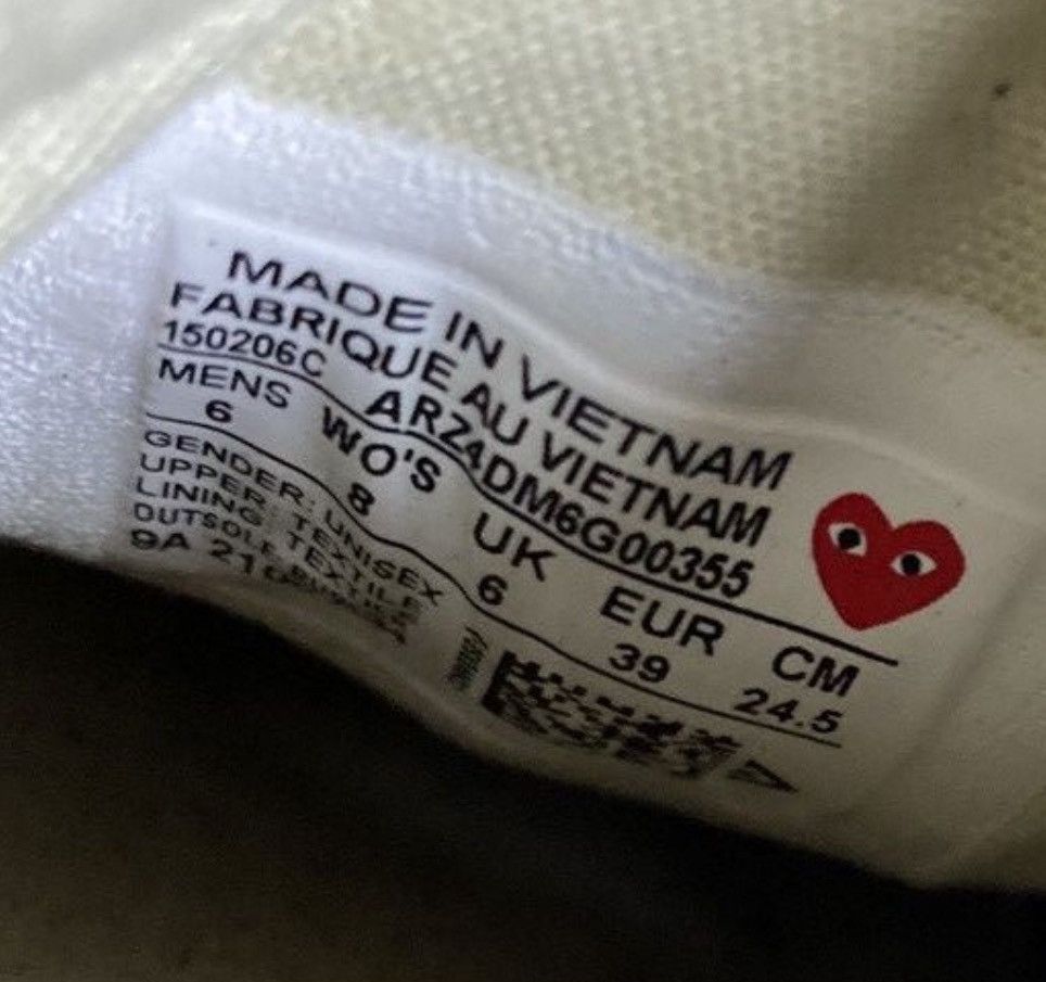 Comme des Garcons Commes des Garçons Converse Heart Size US 6 / EU 39 - 10 Thumbnail